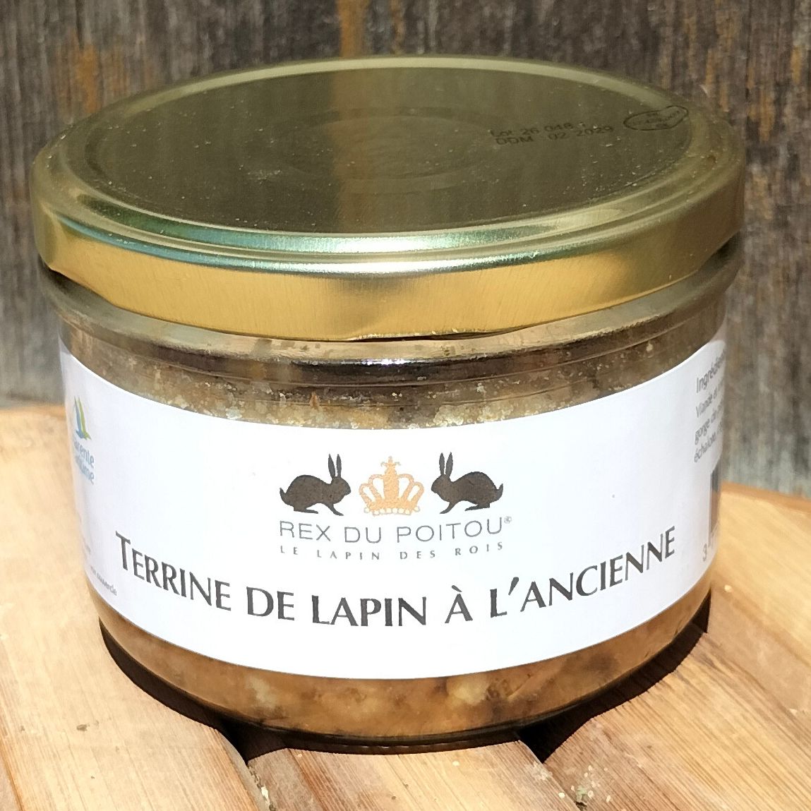 Terrine de lapin à l'ancienne - 180g