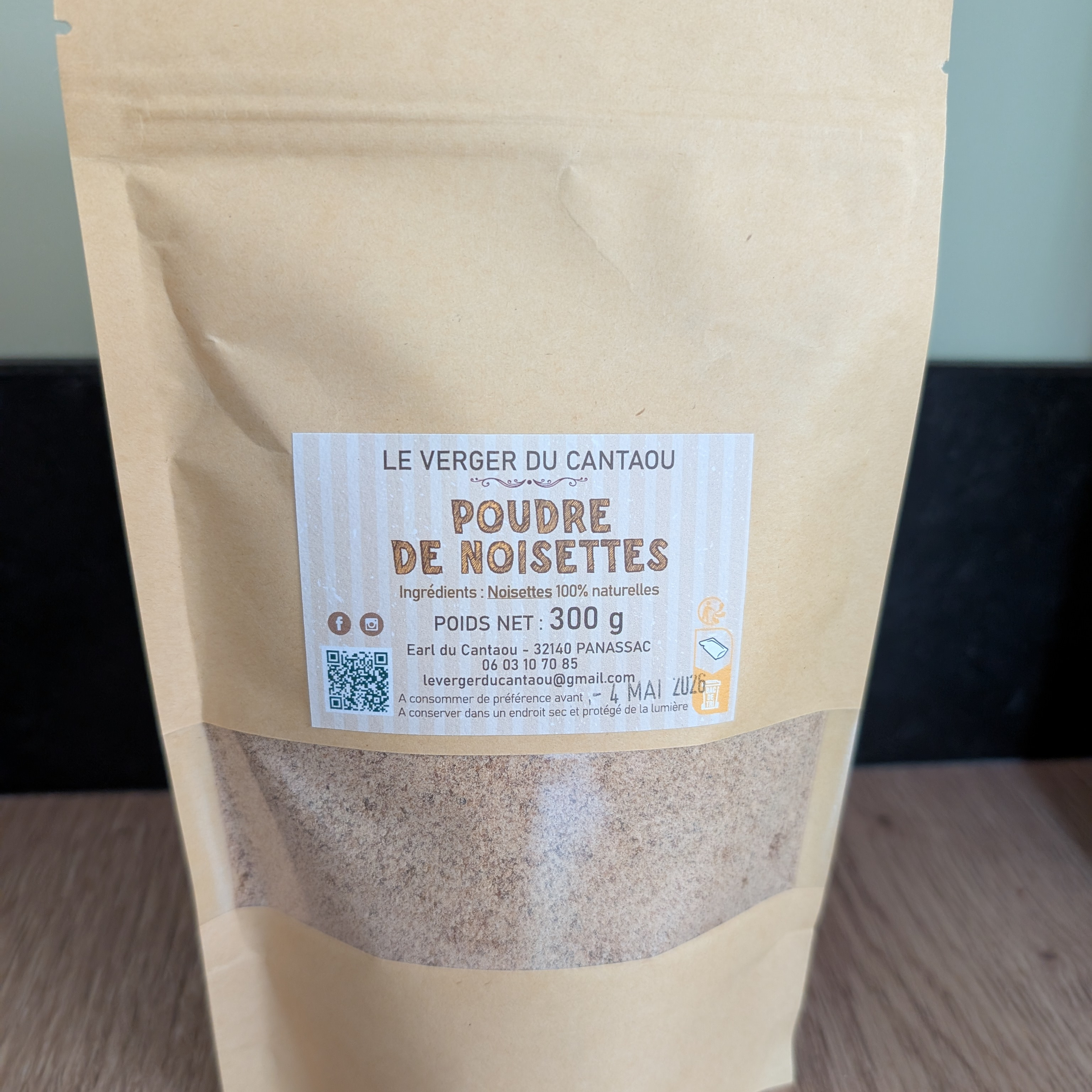 Poudre de noisettes - 300g