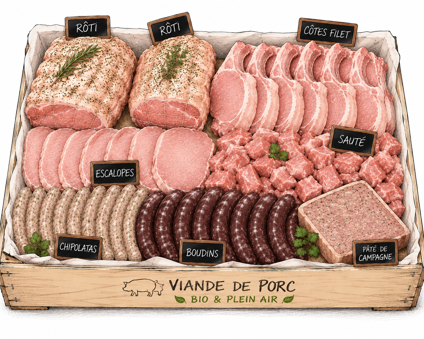 Caissette "Famille" - 10kg