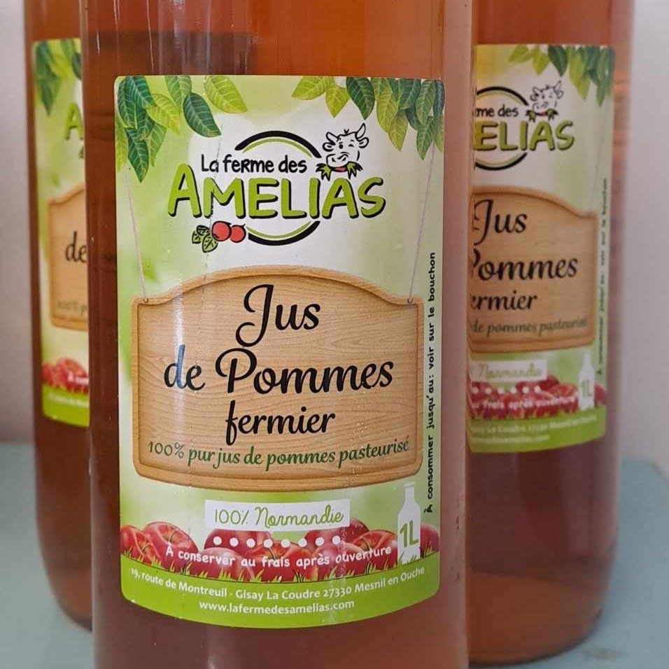 Jus de Pomme  1 L - (La Ferme des Amélias)-