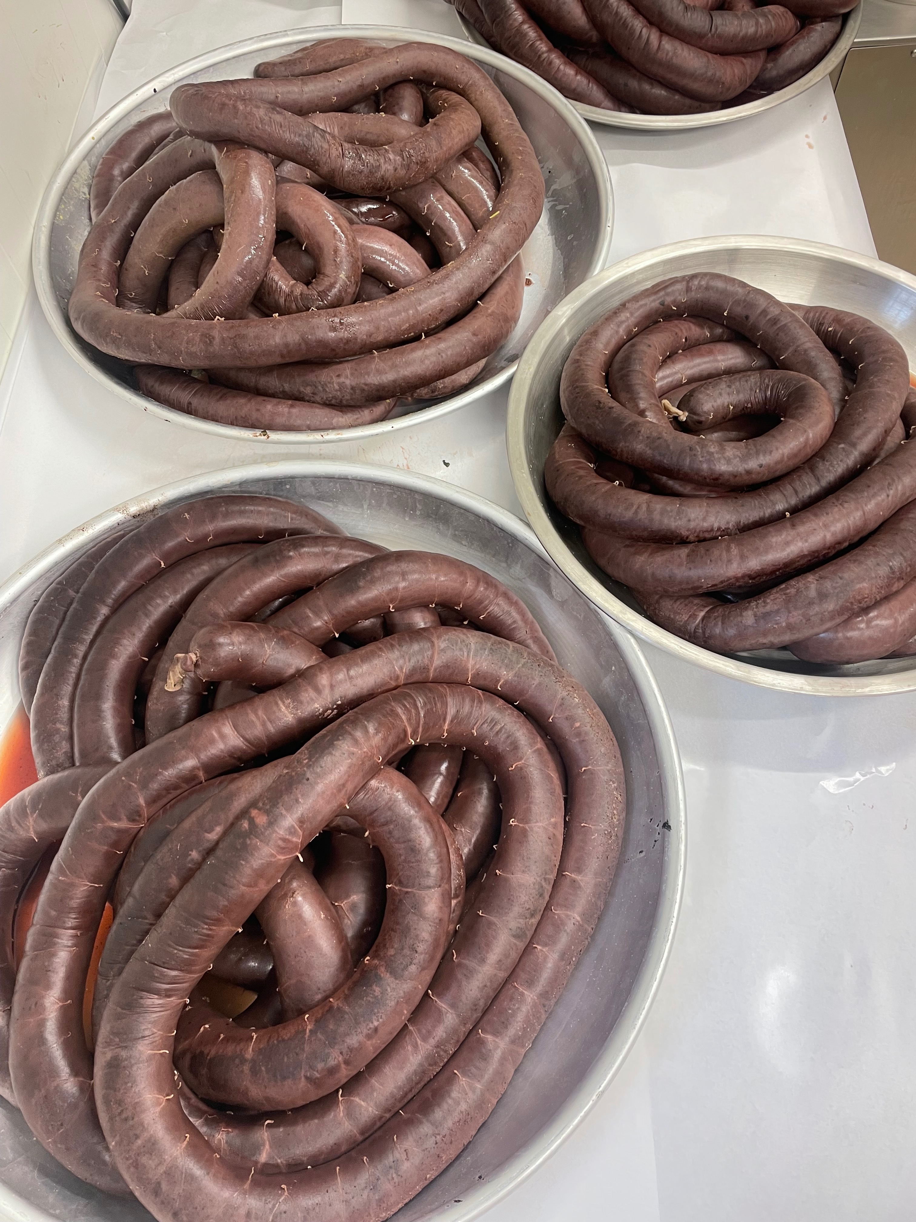 Boudins à la chaudière