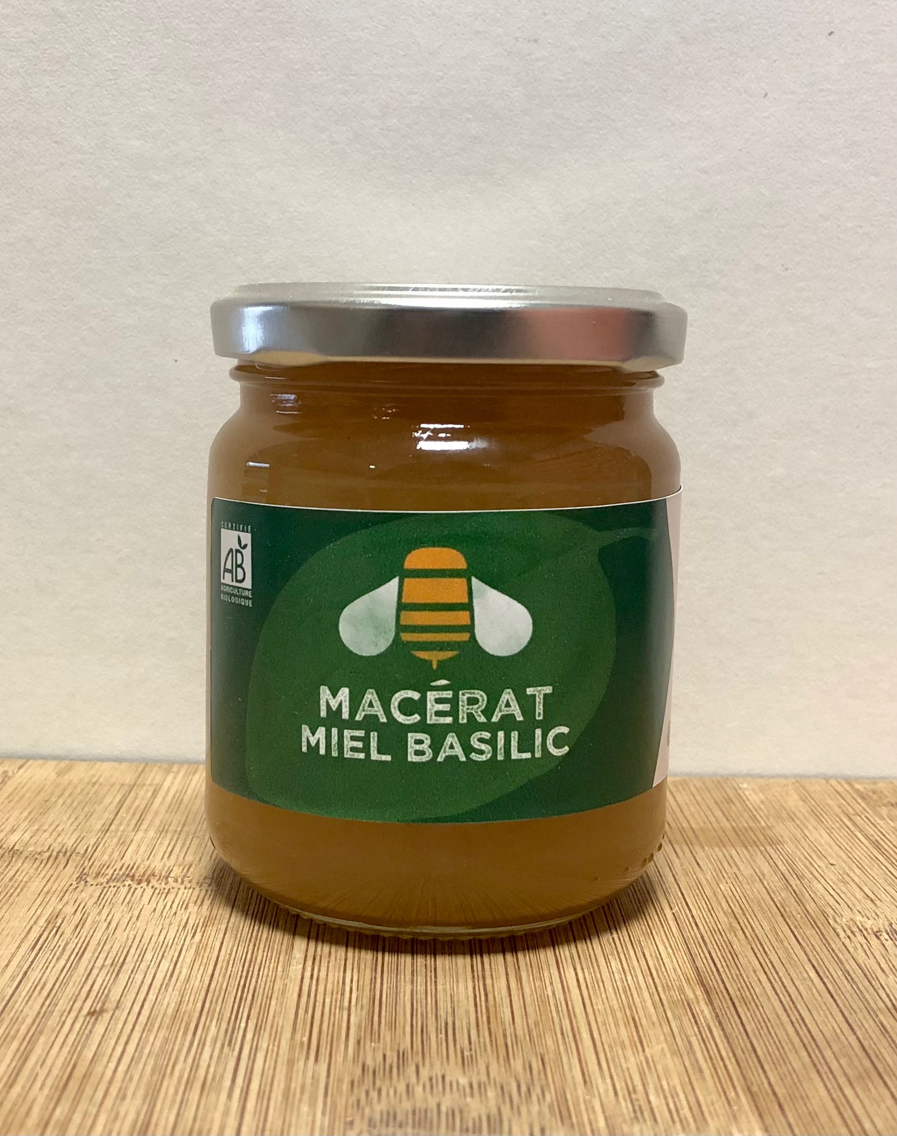 MACÉRAT MIEL/BASILIC 250g