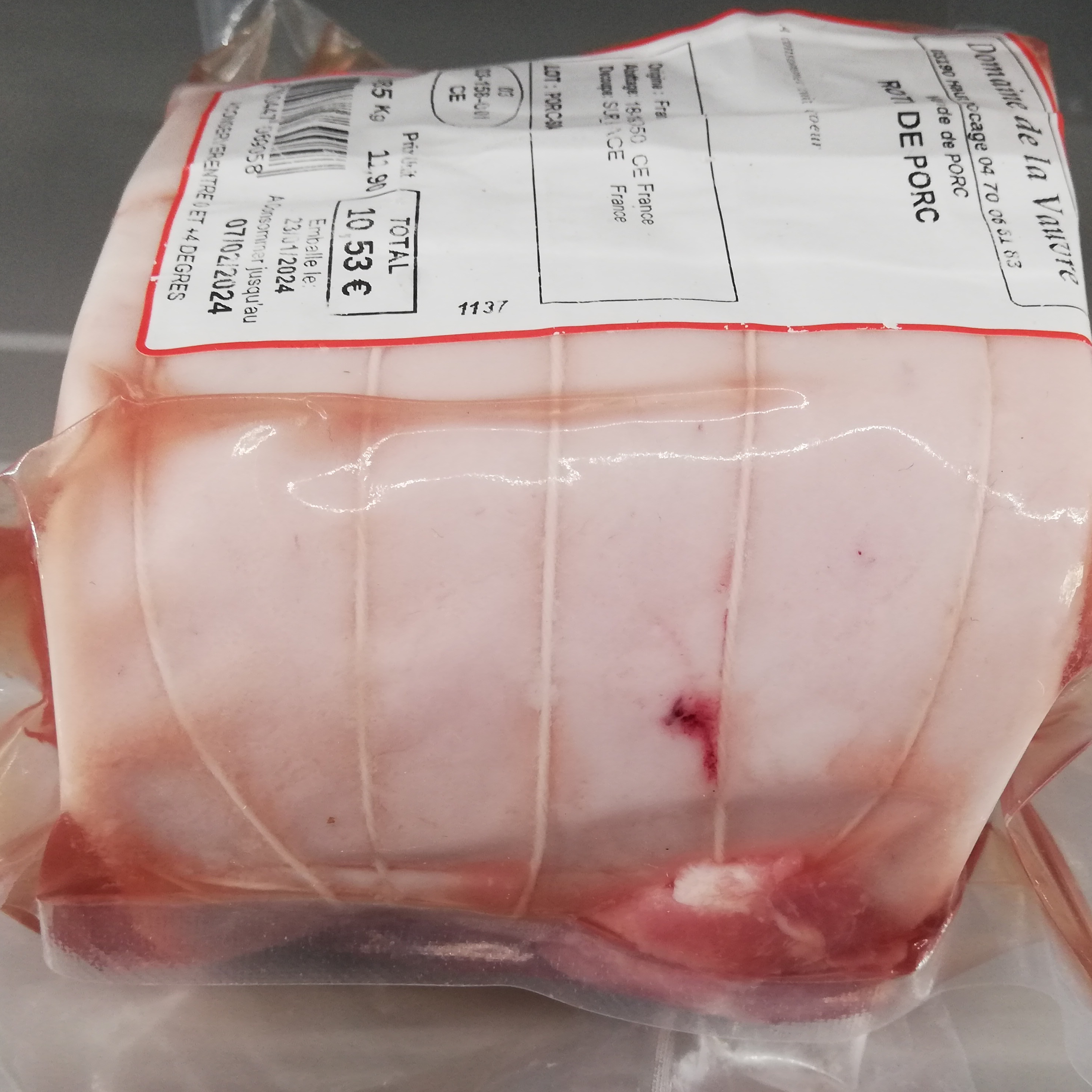 Rôti De Porc - 1kg