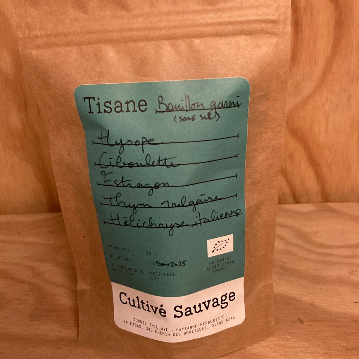 Bouillon garni (sans sel) - 30g - 30g