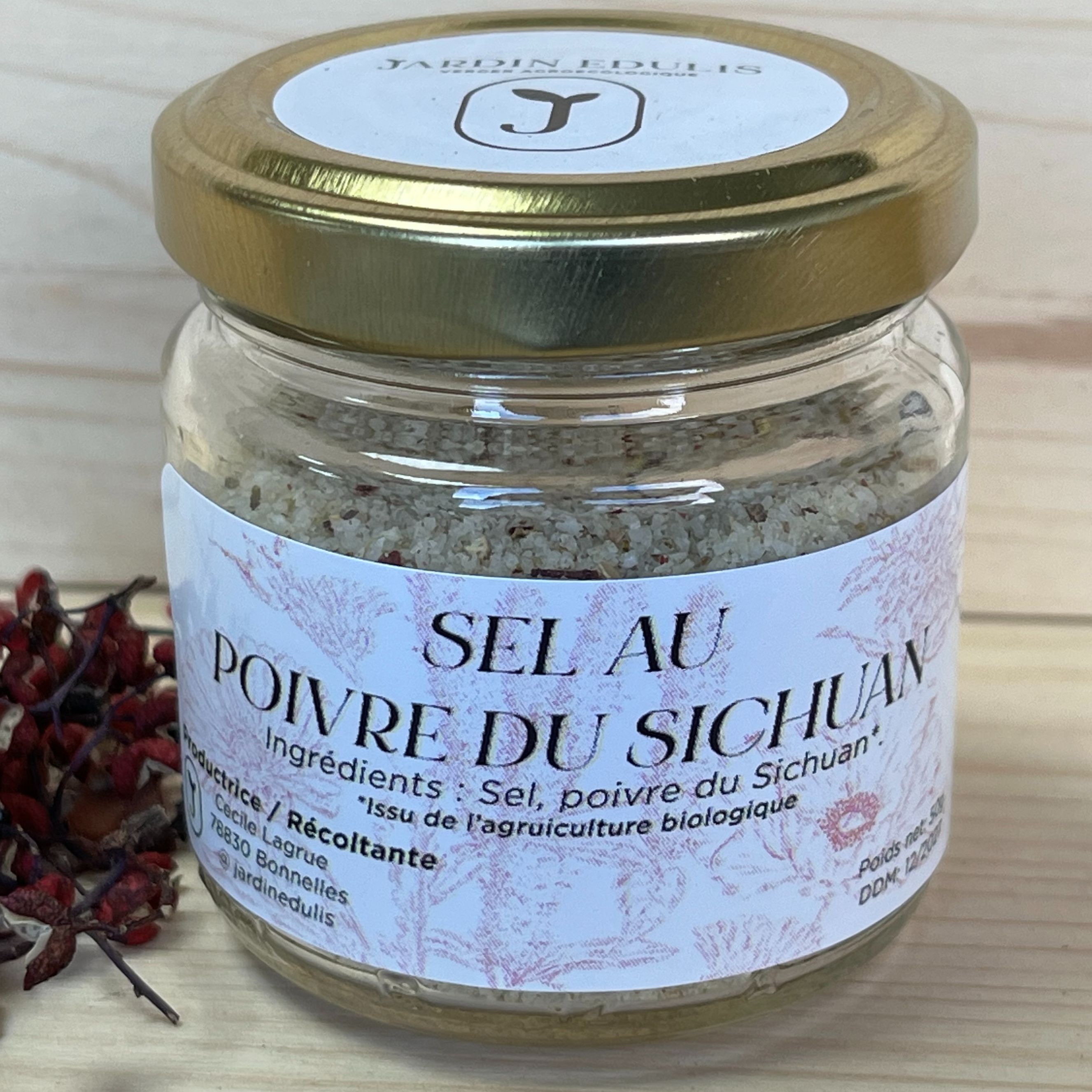 Sel au Poivre du Sichuan Bio - 50g