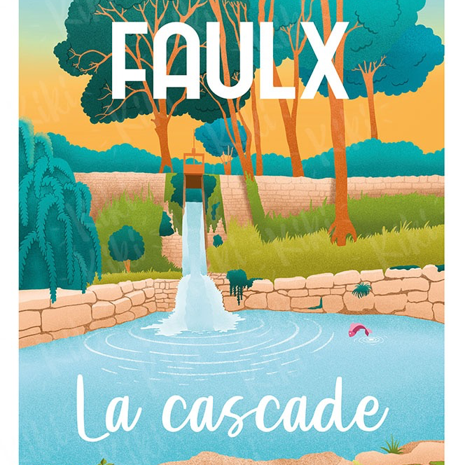AFFICHE FAULX "CASCADE"