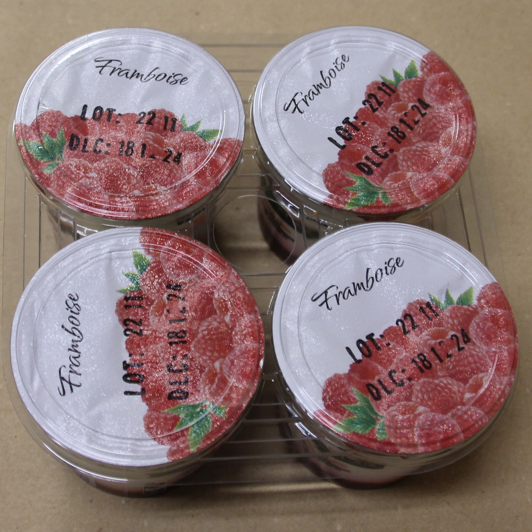 4 Yaourt Framboise Vache