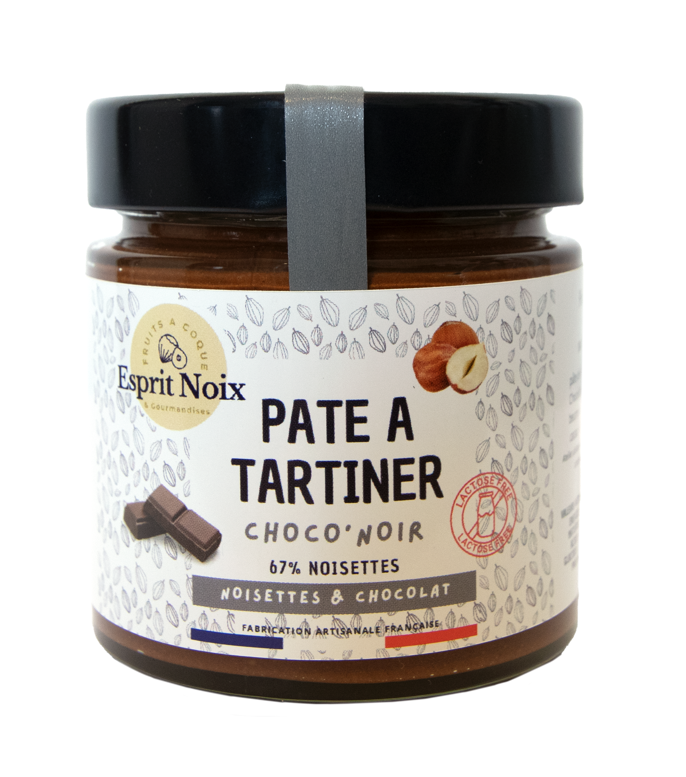 Pate À Tartiner Noisettes Choco Noir  (180G) - 180g