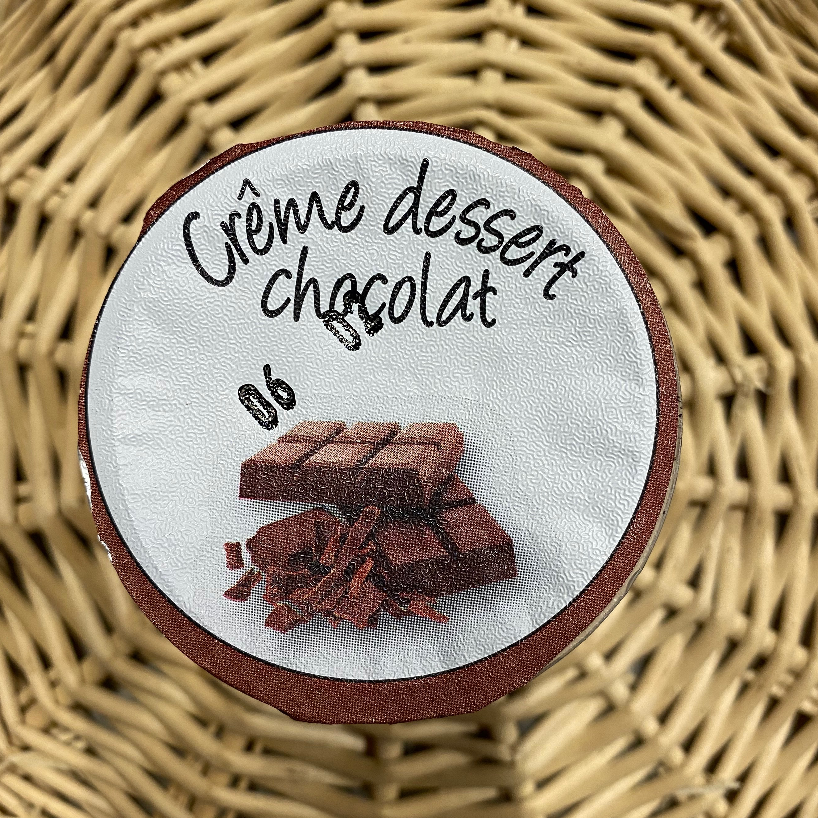 CREME DESSERT CHOCOLAT 125 GR (origine: 59980 France)