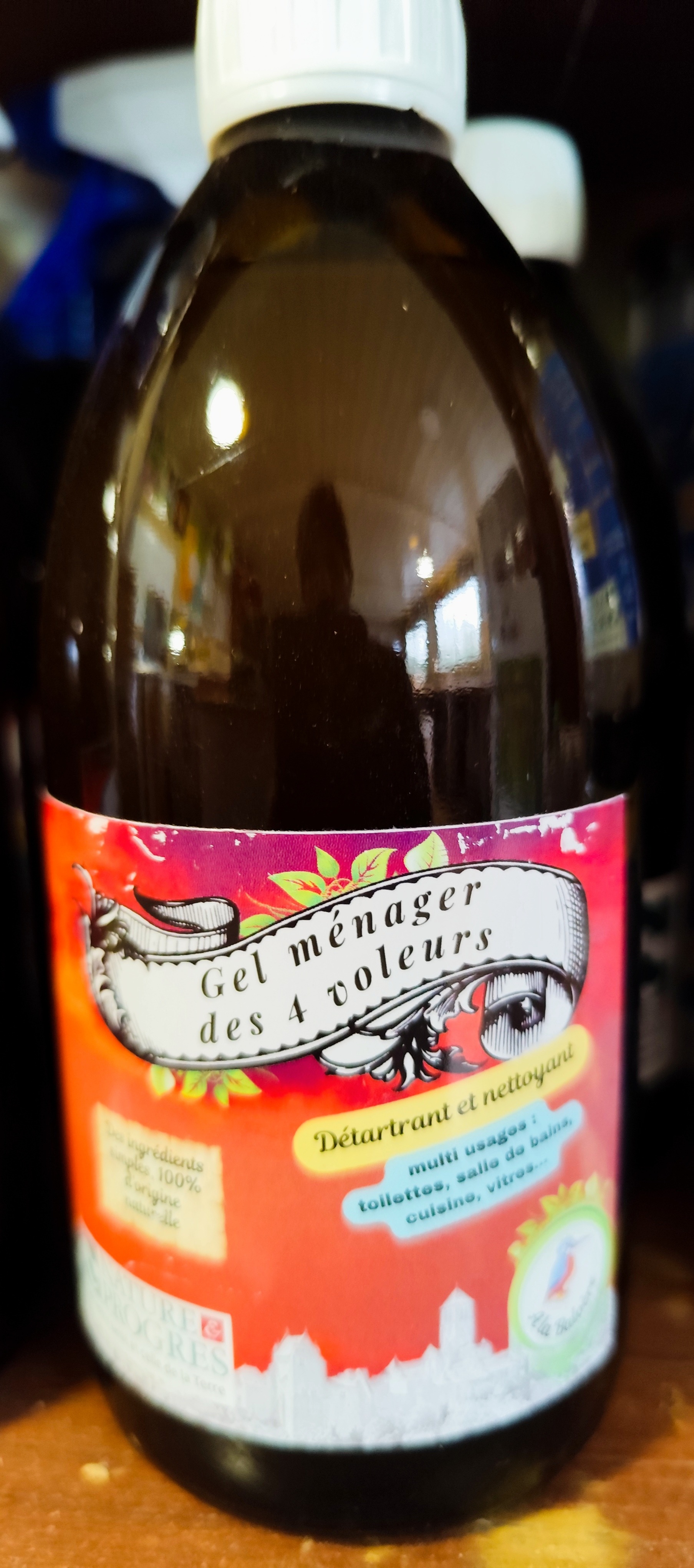 Gel Ménager des 4 Voleurs 500ml (recharge consigne)