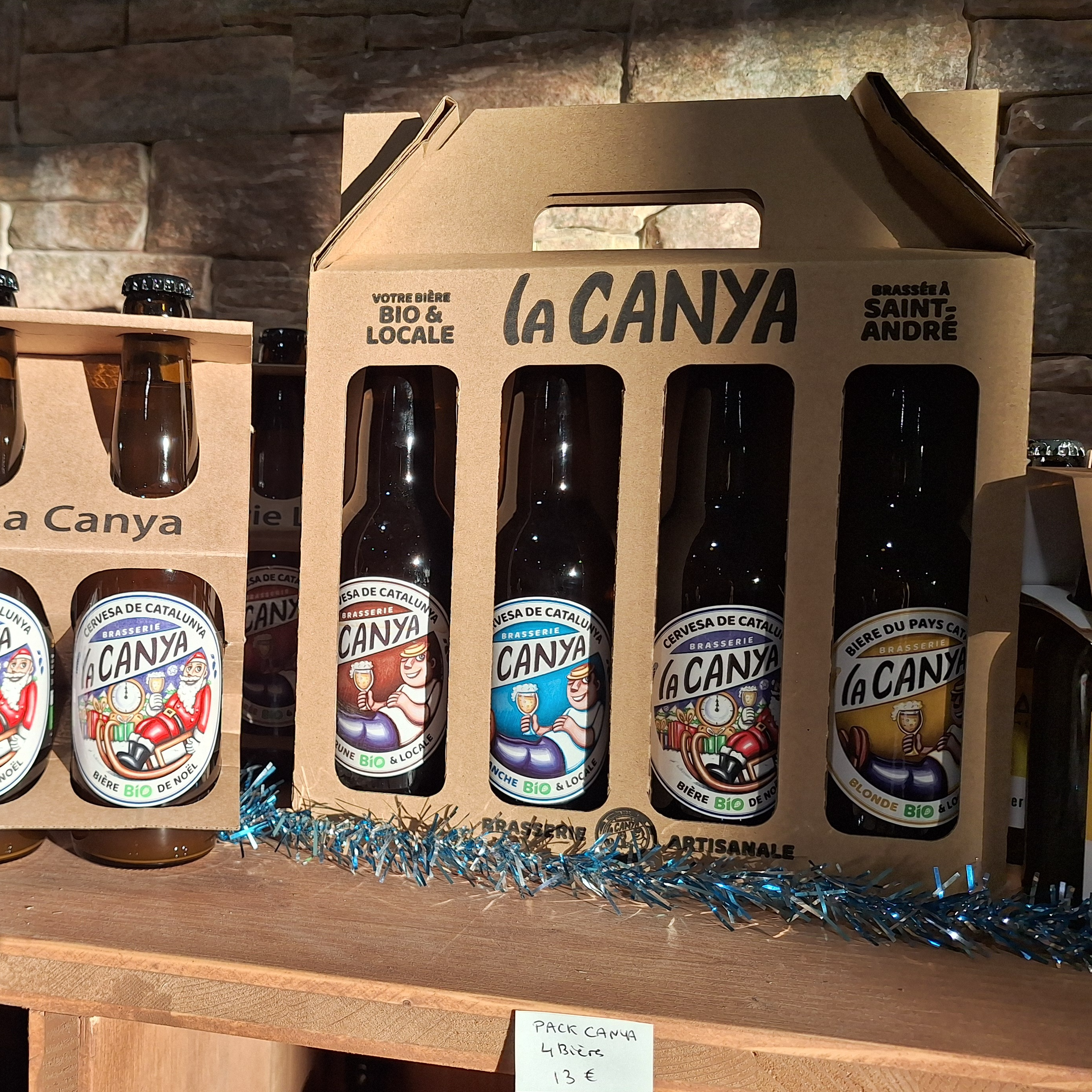 COFFRET 4 BIERES CANYA