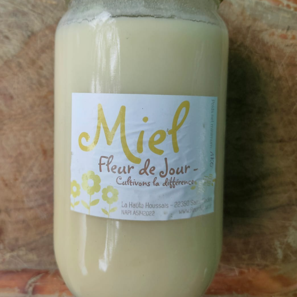 Miel crémeux 1kg + 1€ de consigne