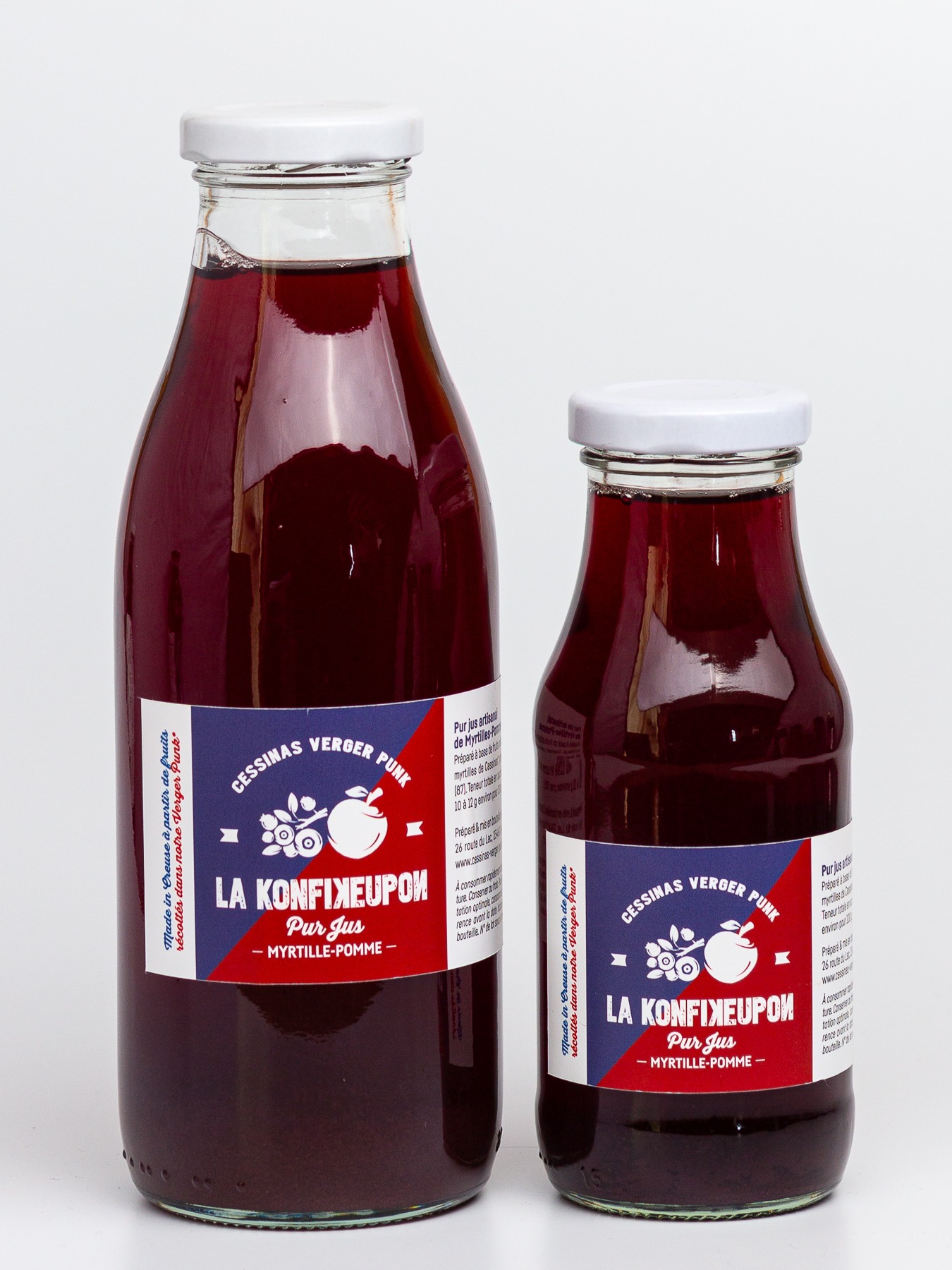 Jus de MYRTILLES/POMMES
