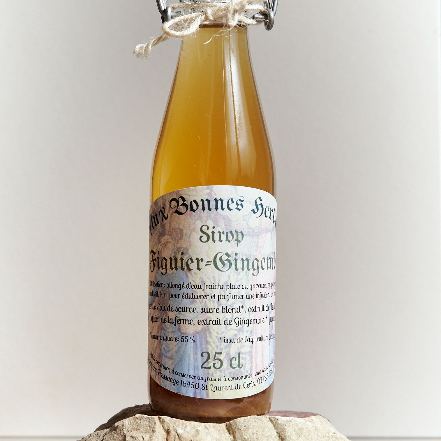 Sirop figuier gingembre