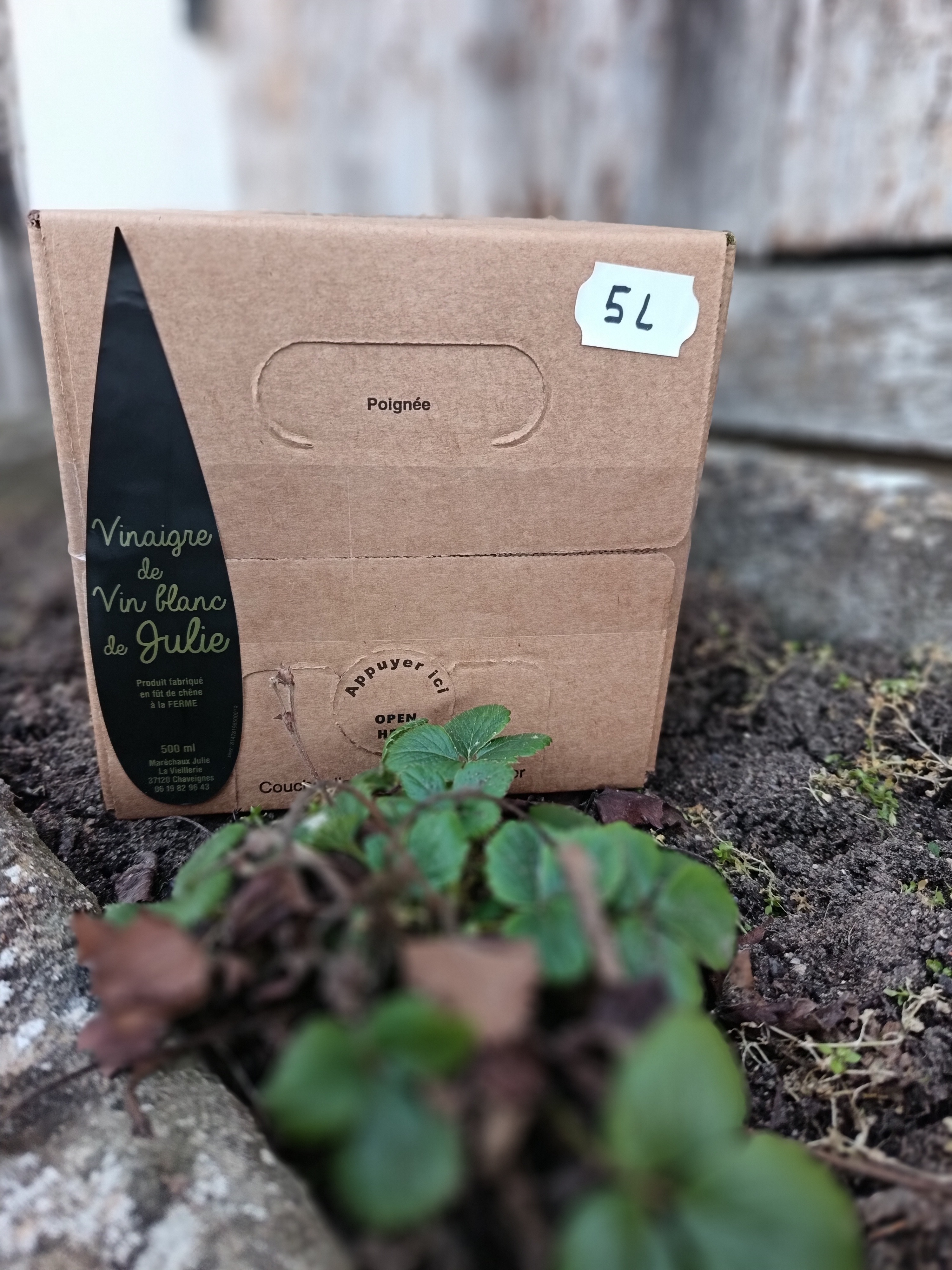 BIB 5 L Vinaigre de Vin Blanc - 5l