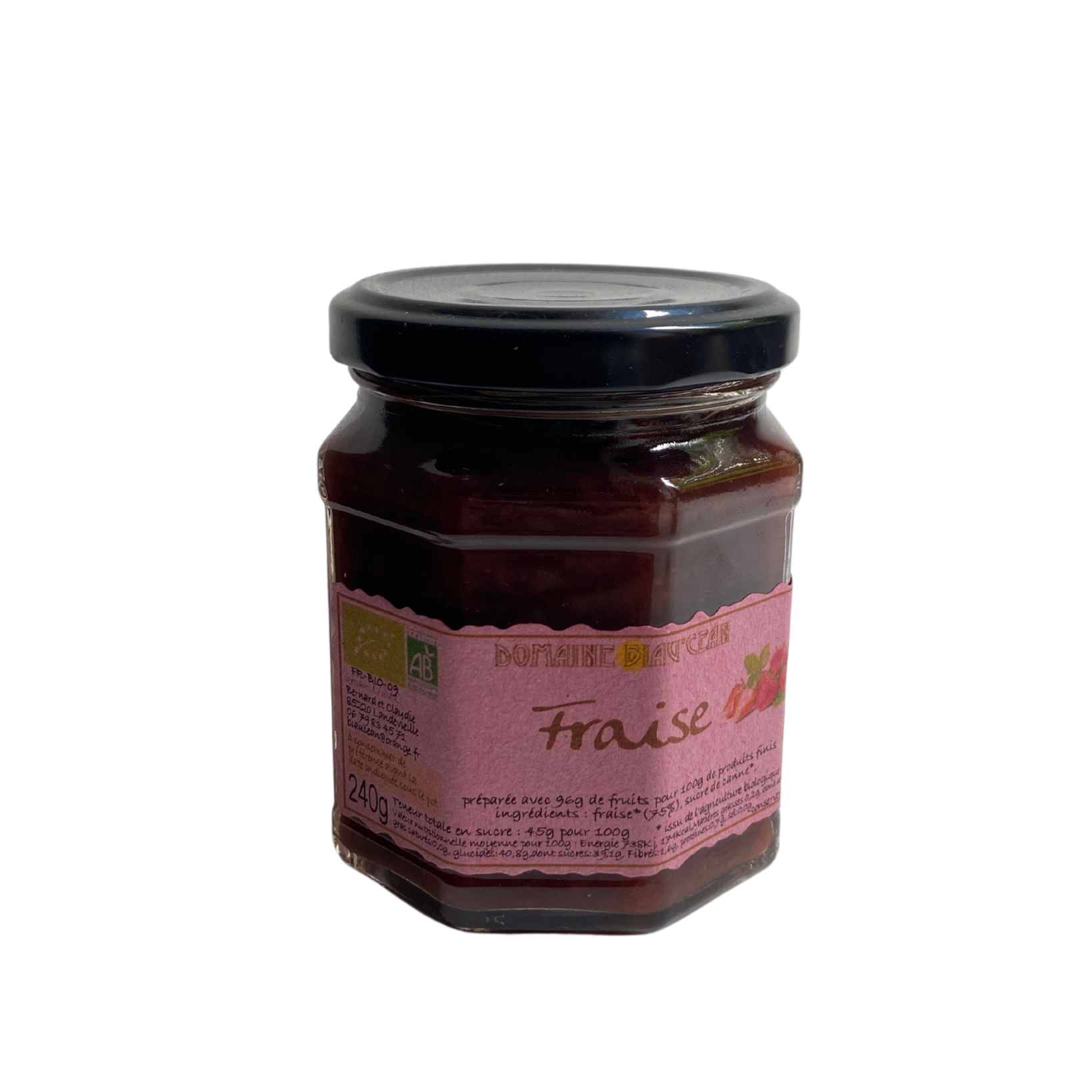 Confiture de fraise - 240g