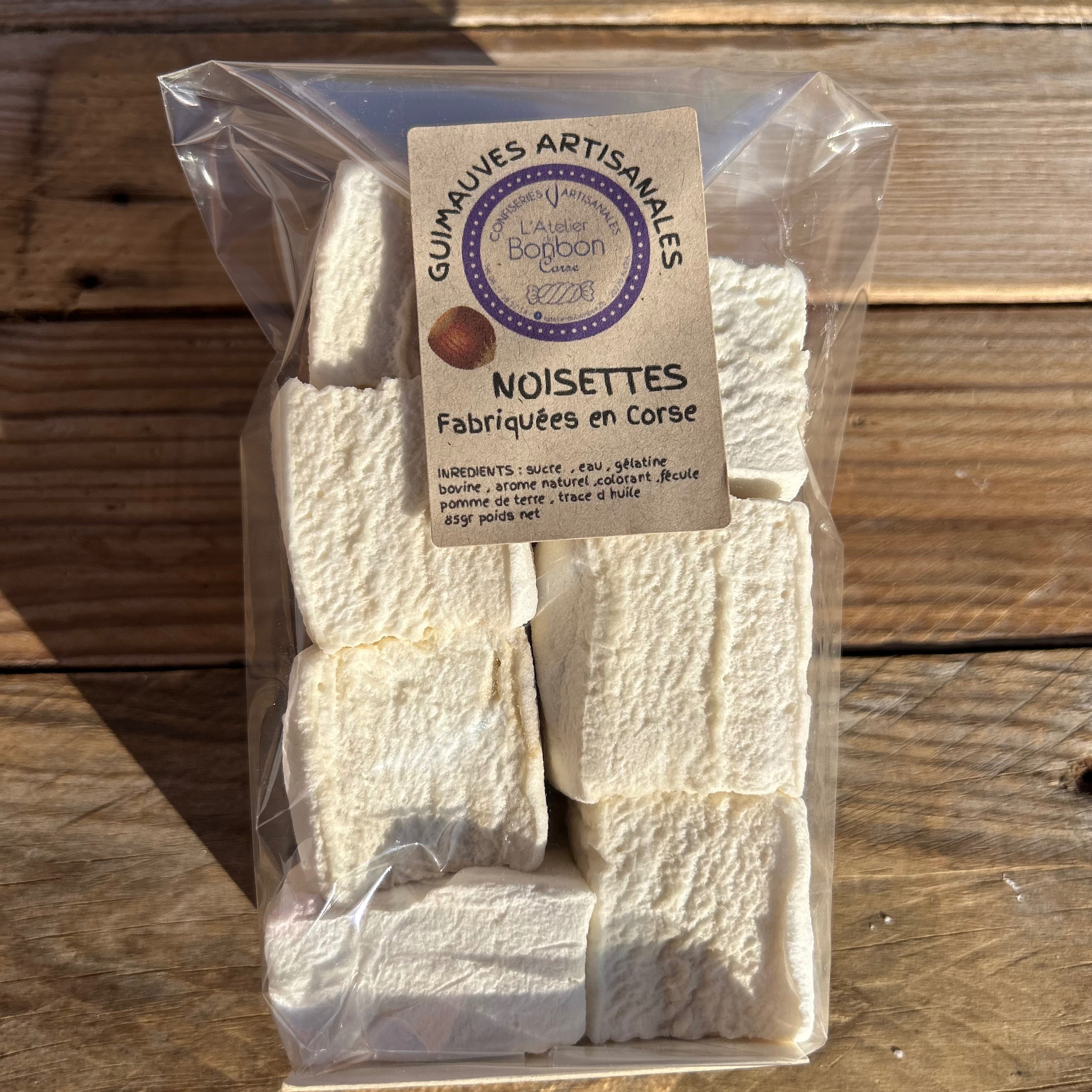 Guimauves artisanales - Noisette - 85g