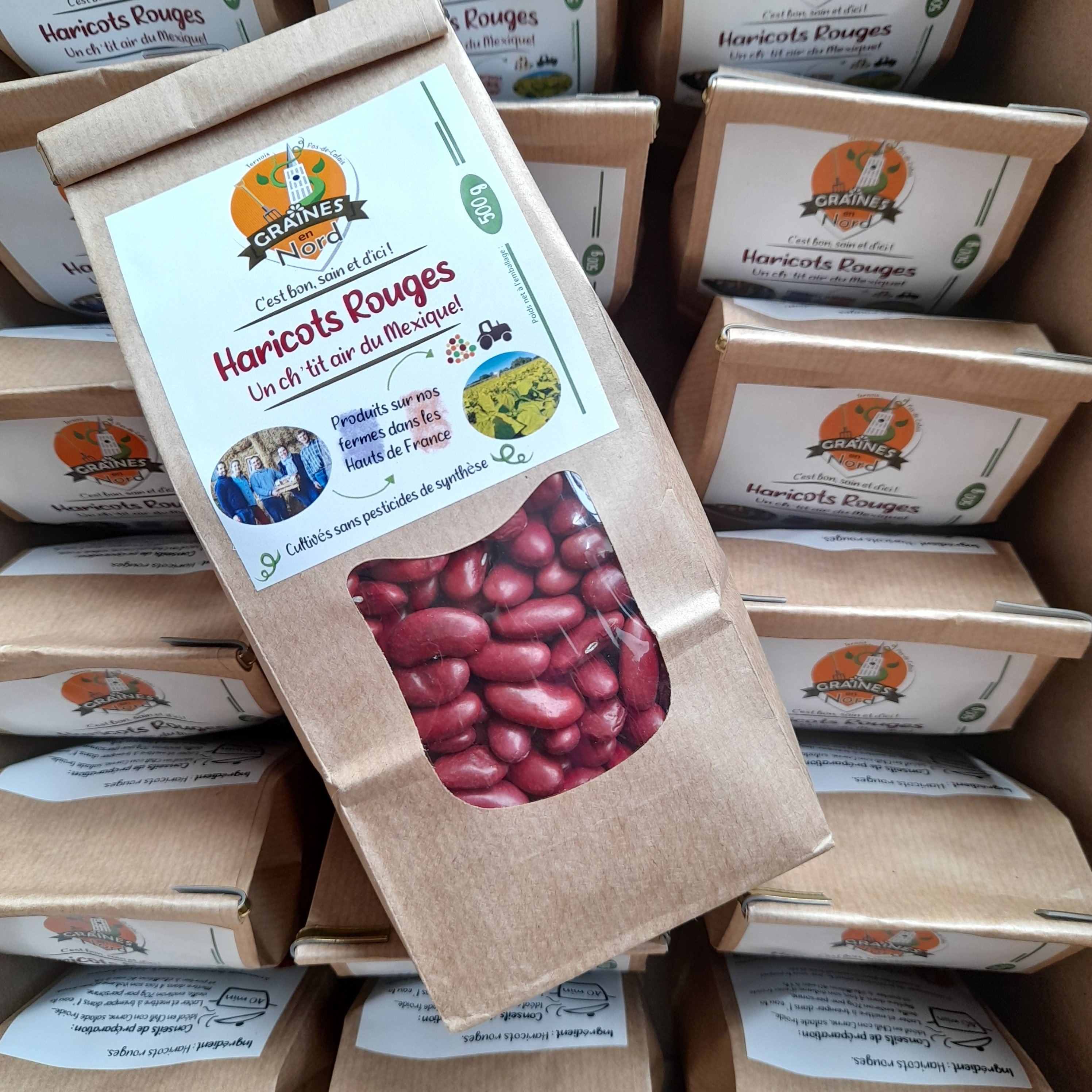 Haricots Rouges, un ch'tit air du Mexique ! - 500g