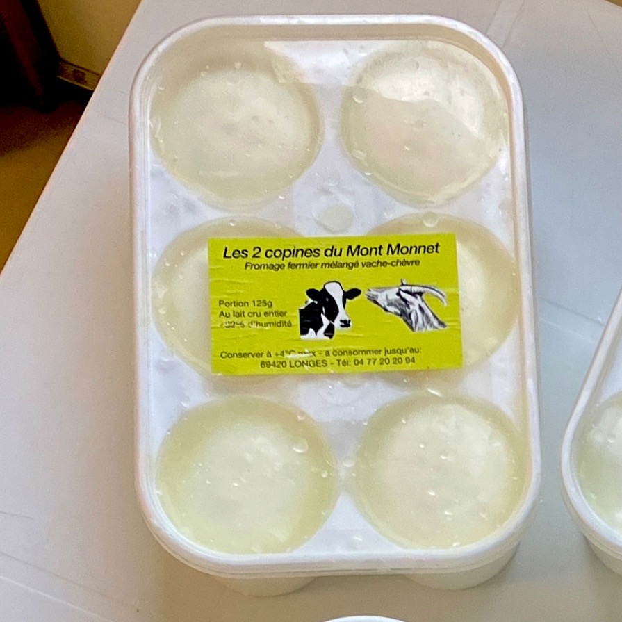 Fromage Blanc mélangé (V/C) (X6)🐐🐄 - 0,75kg