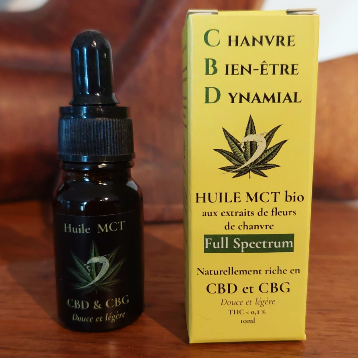 Huile Coco MCT CBD & CBG Douce et légère - 10ml