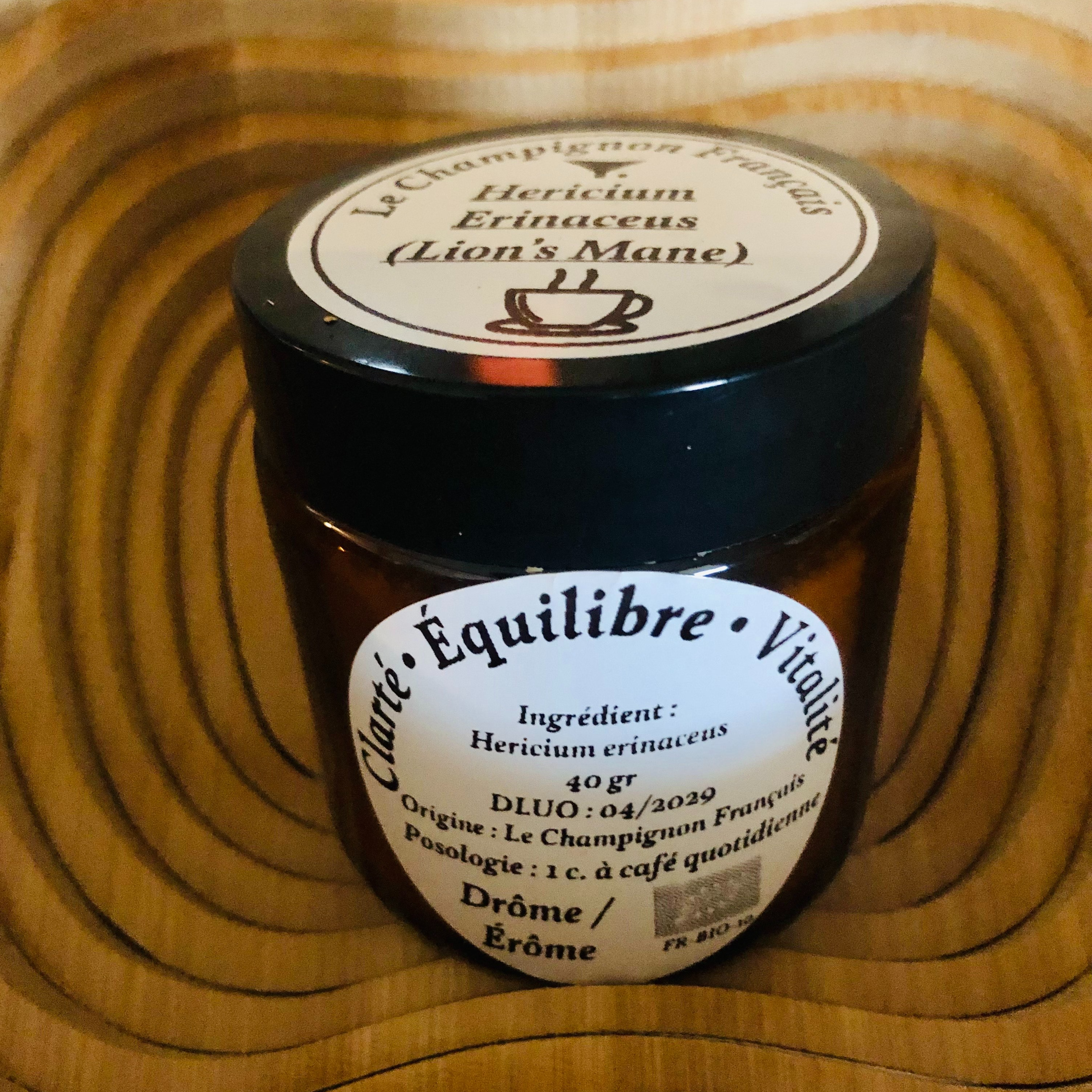 Lion's Mane "Héricium Erinaceus" Clarté • Équilibre • Vitalité