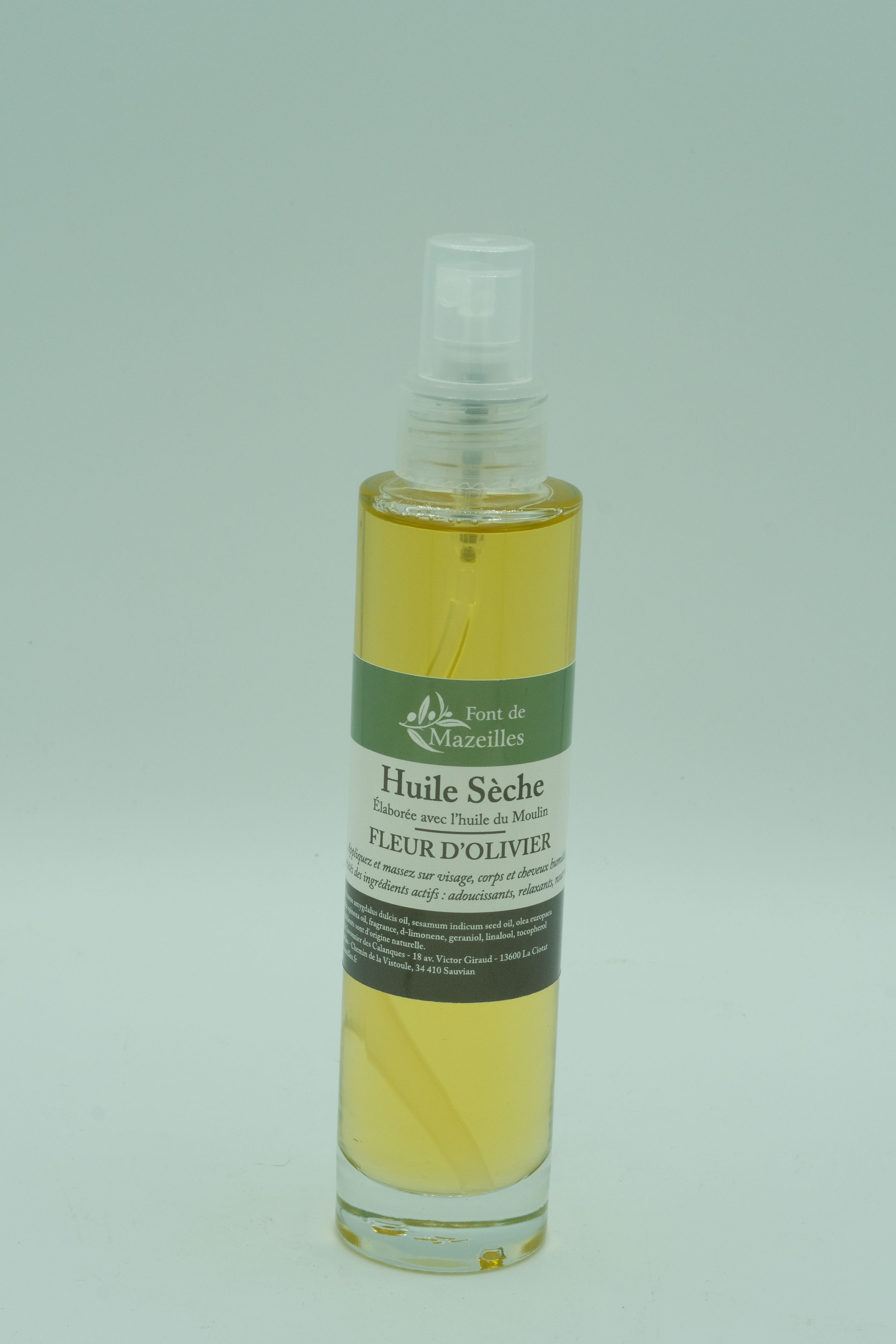 Huile sèche Fleur d'Olivier 100ml - 0,285kg