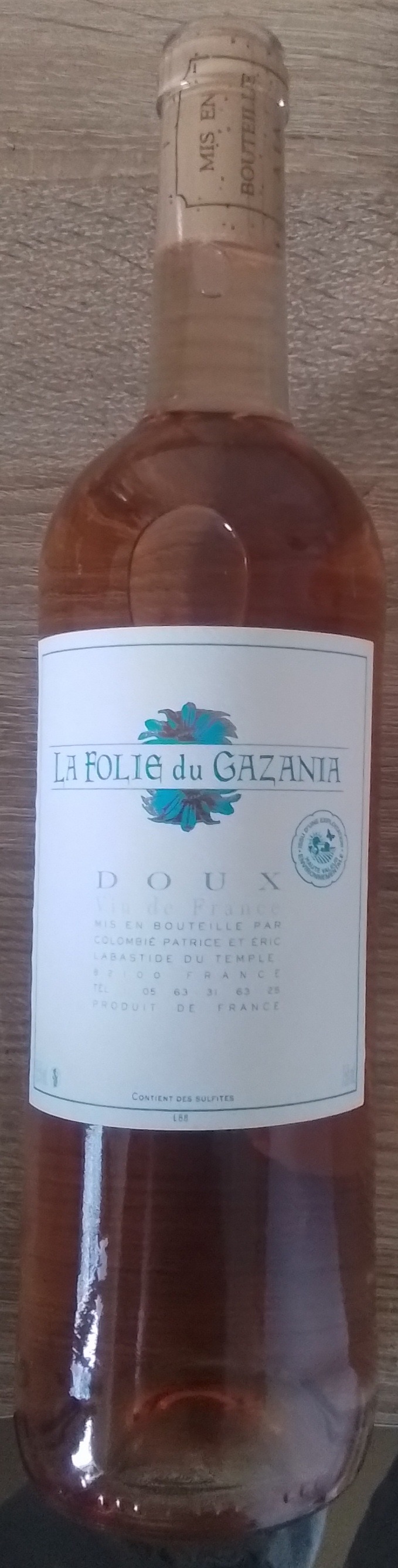 Vin rosé doux - 800g