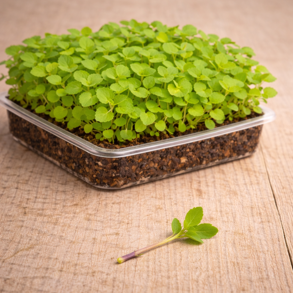 Micropousse d’Agastache — Vivante en Barquette 14*18cm - 10g