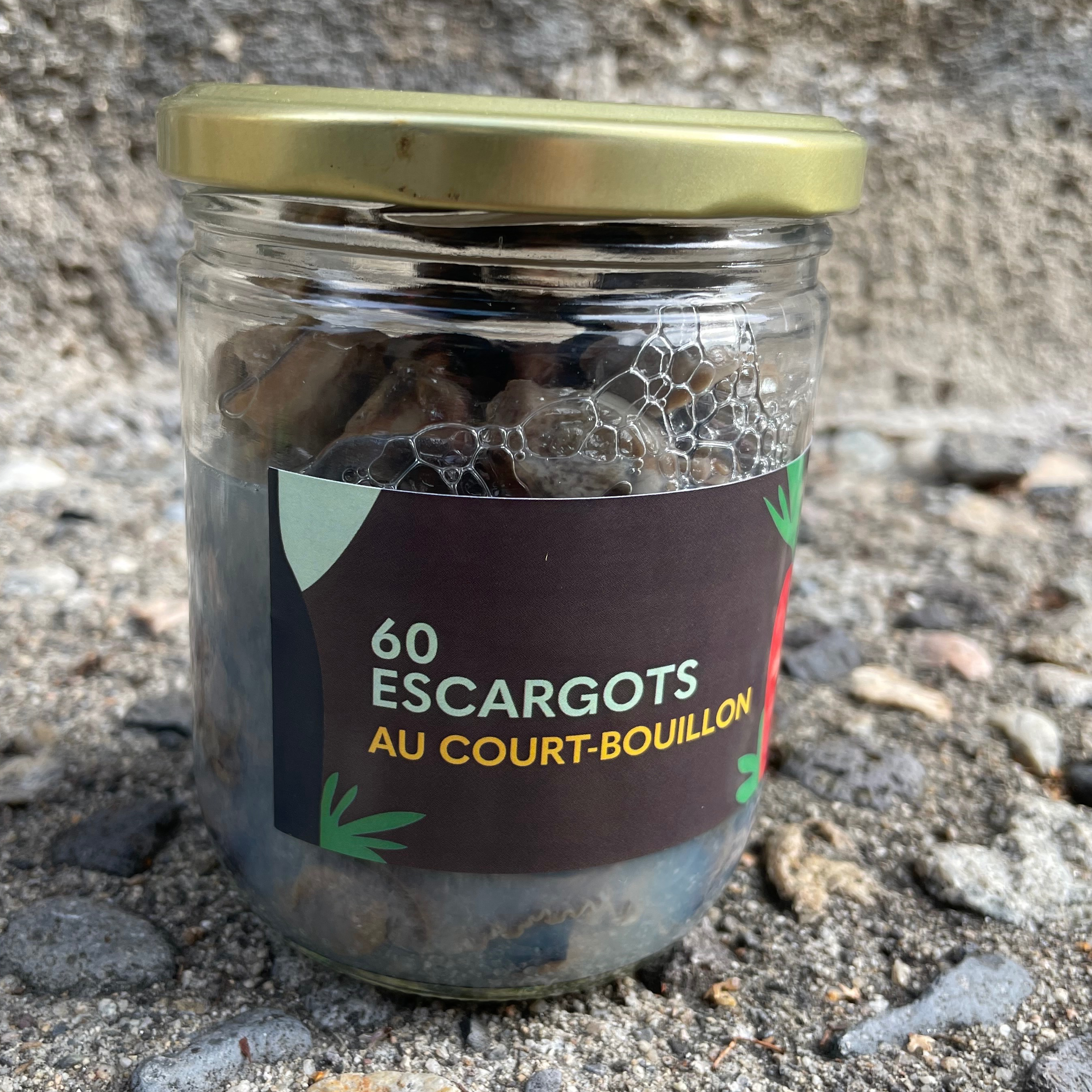 Escargots au court bouillon - Bocal 5Dzs Moyens