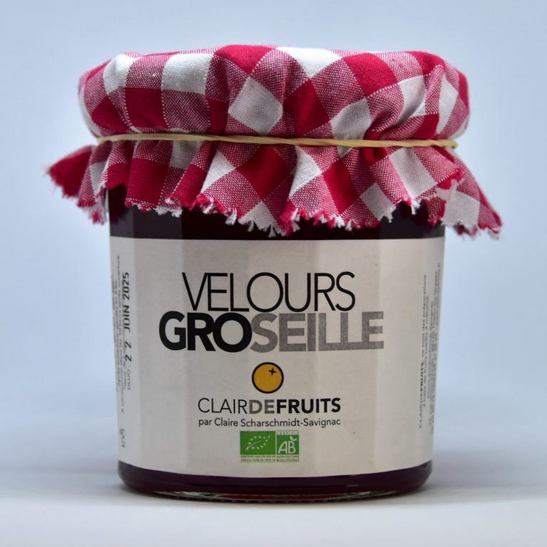 Confiture De Groseille Bio "Velour De Groseille" - 370g
