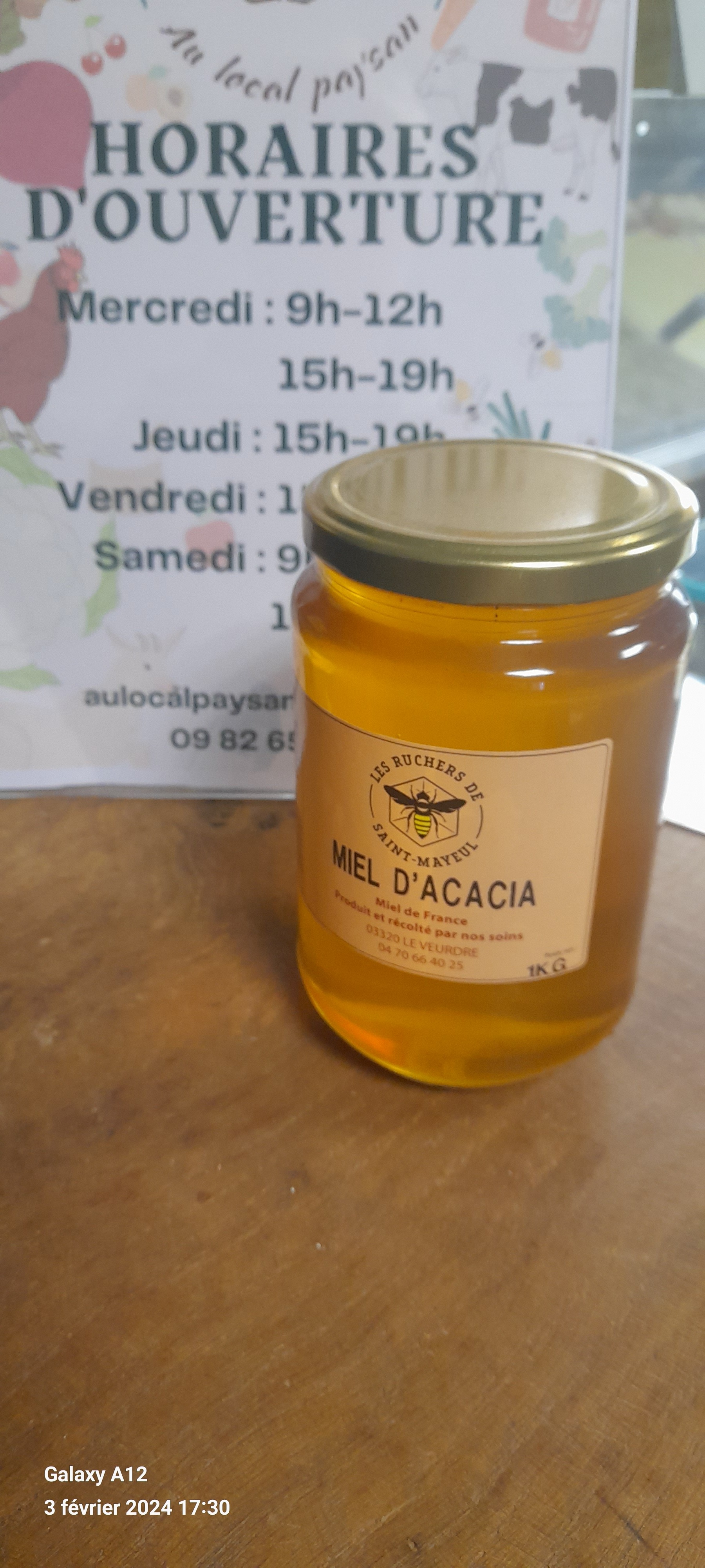 Miel D'Acacia 1kg