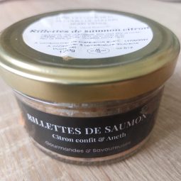 NOUVEAUTE Rillette de saumon CITRON ANETH - 120g