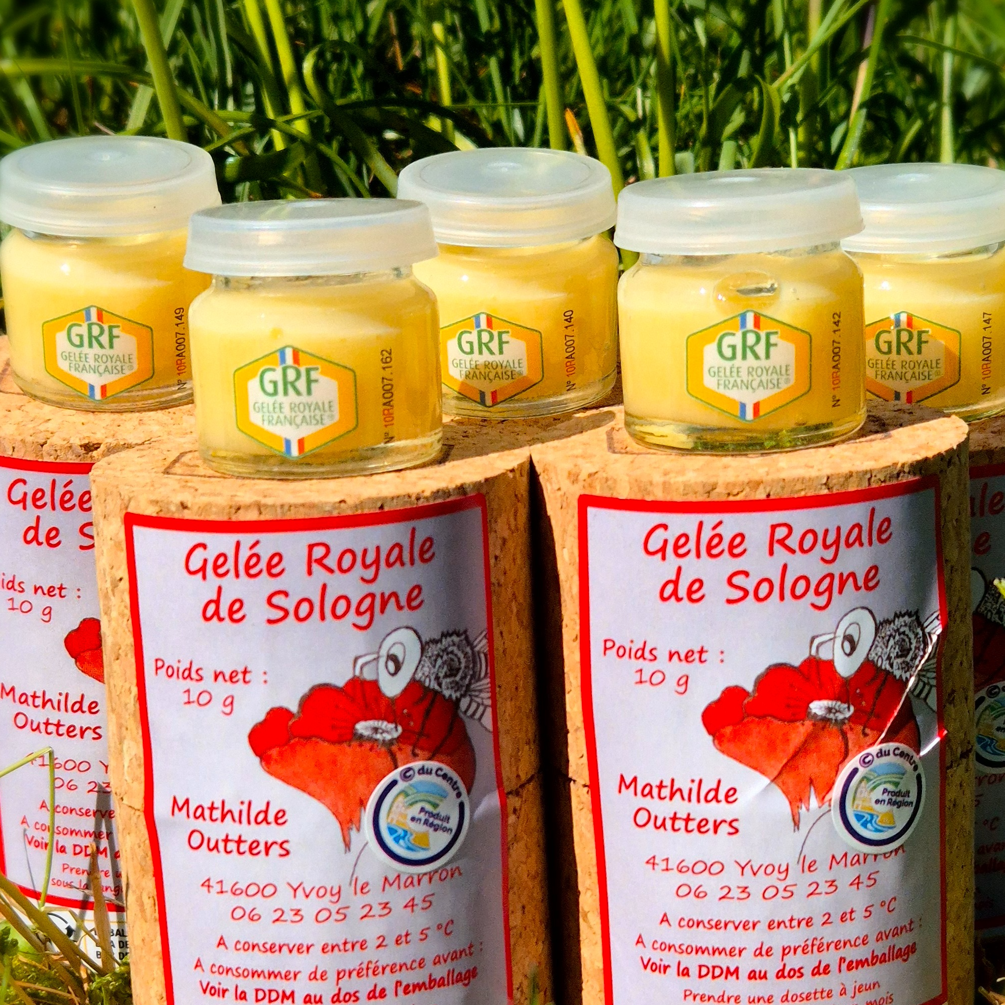 5 Pots De 10 G Dans 5 Coffrets Liège - 50g