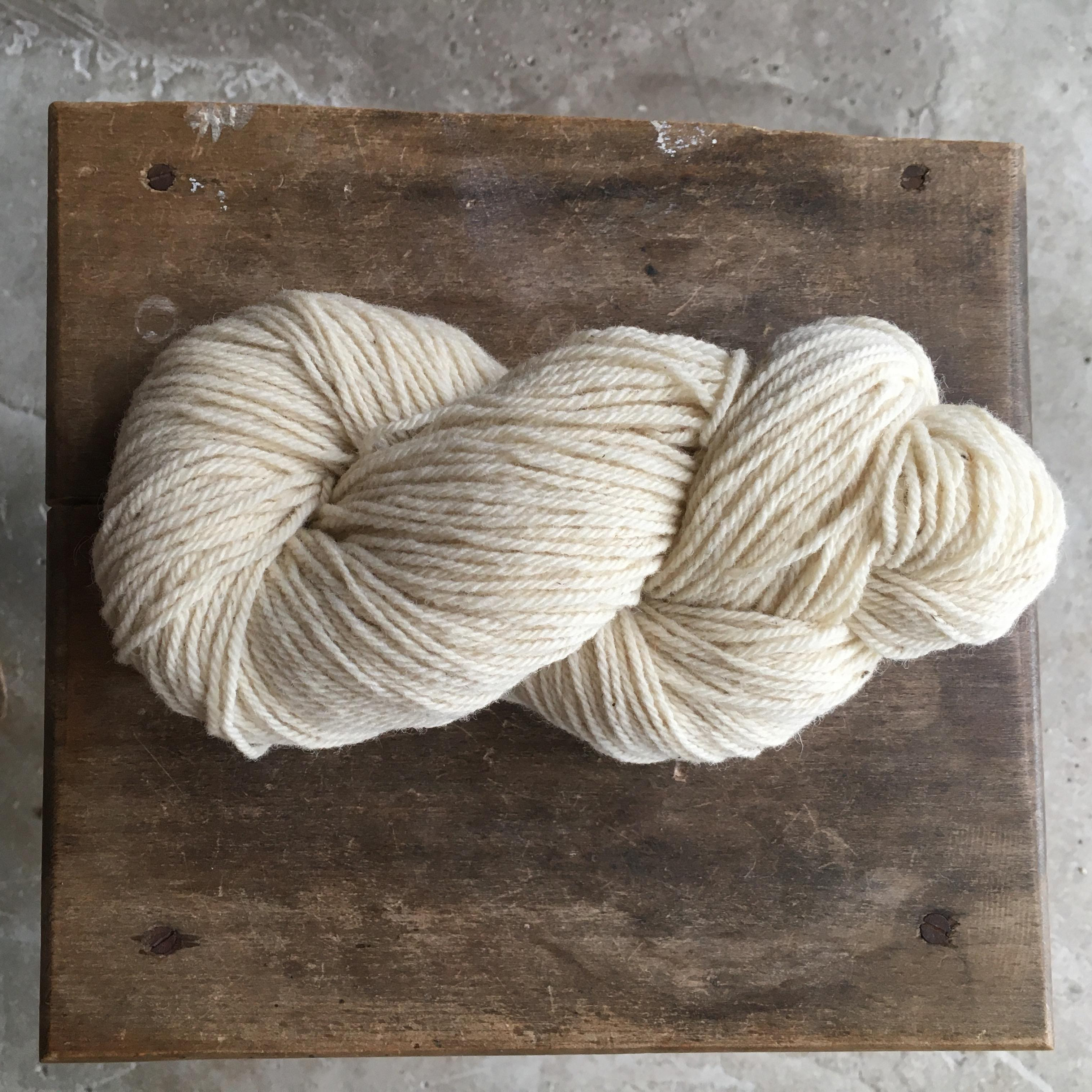 Écheveau de laine écrue - 100g