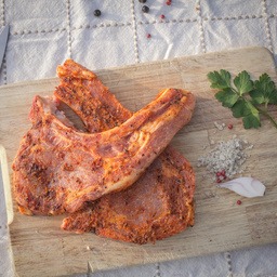 Côtes de porc bio marinées (x2) - 0,5kg