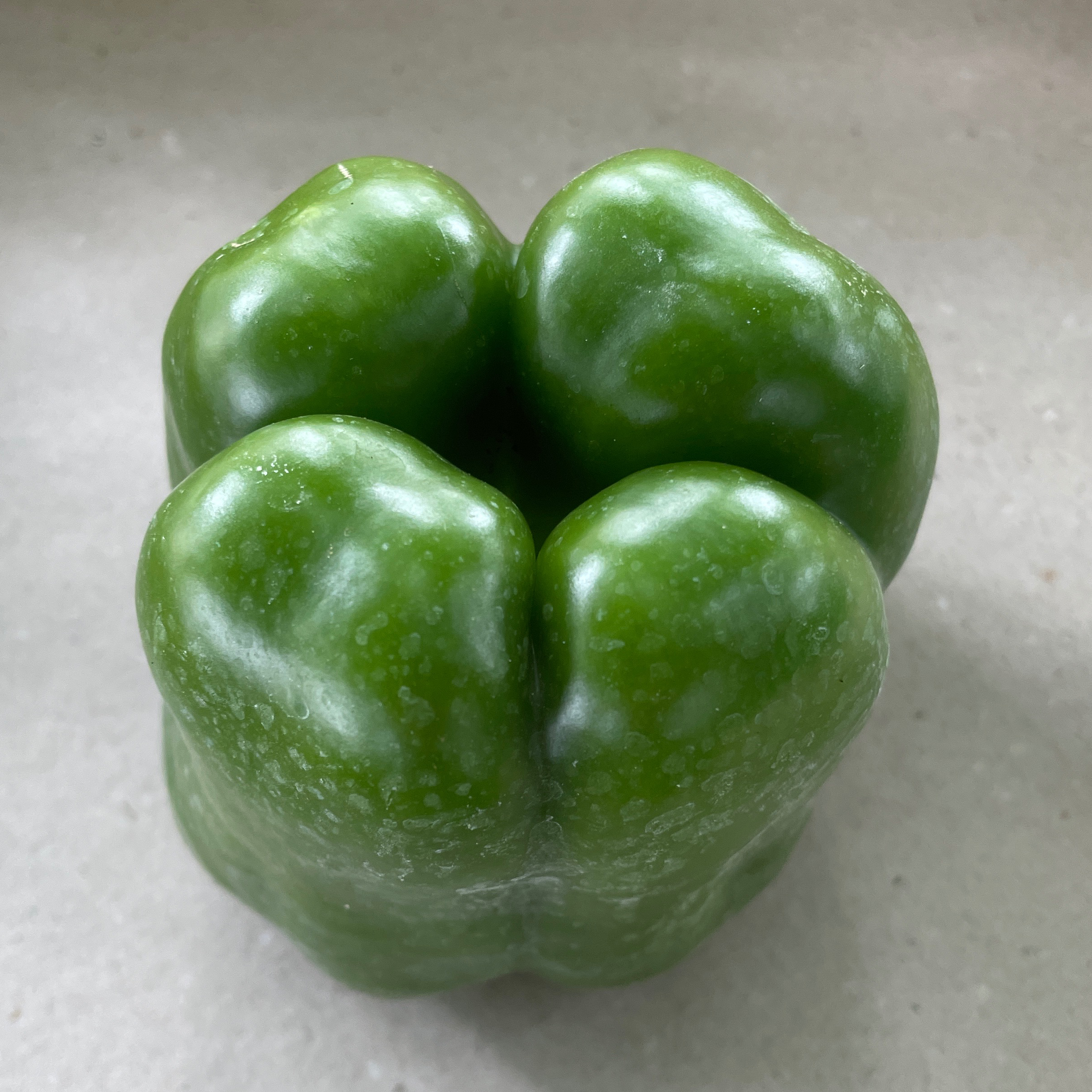 Poivron vert pièce