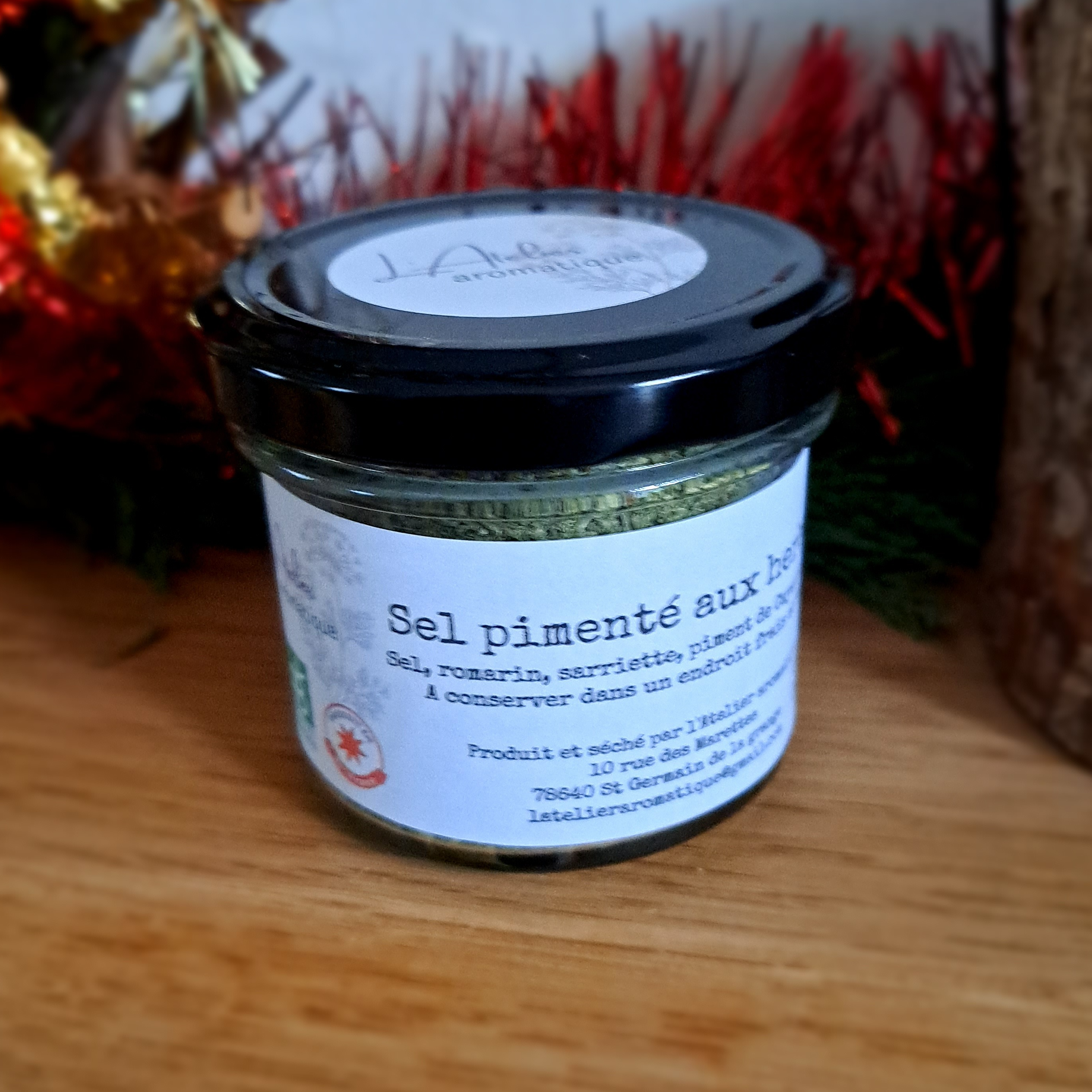 Sel pimenté aux herbes