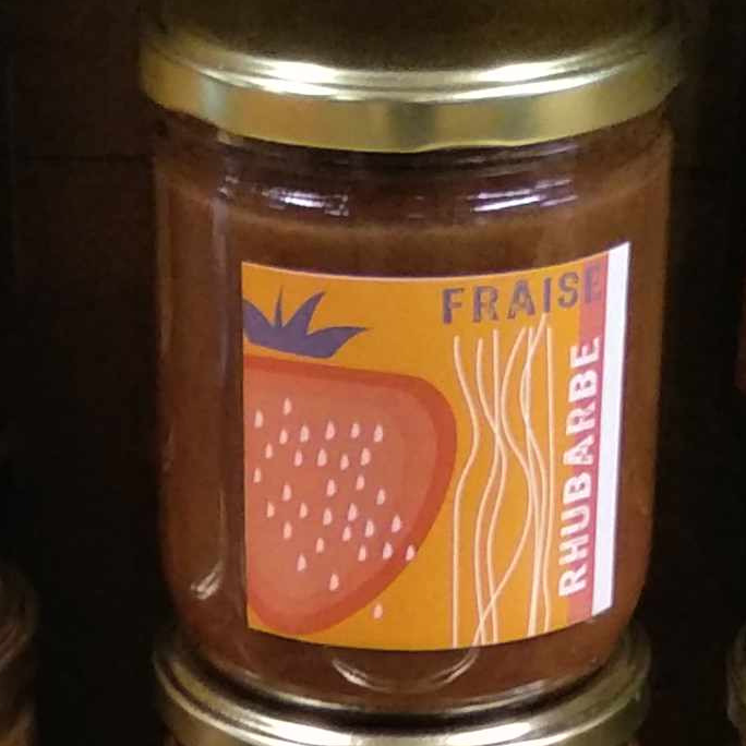 Compote de fraise-rhubarbe - 450g