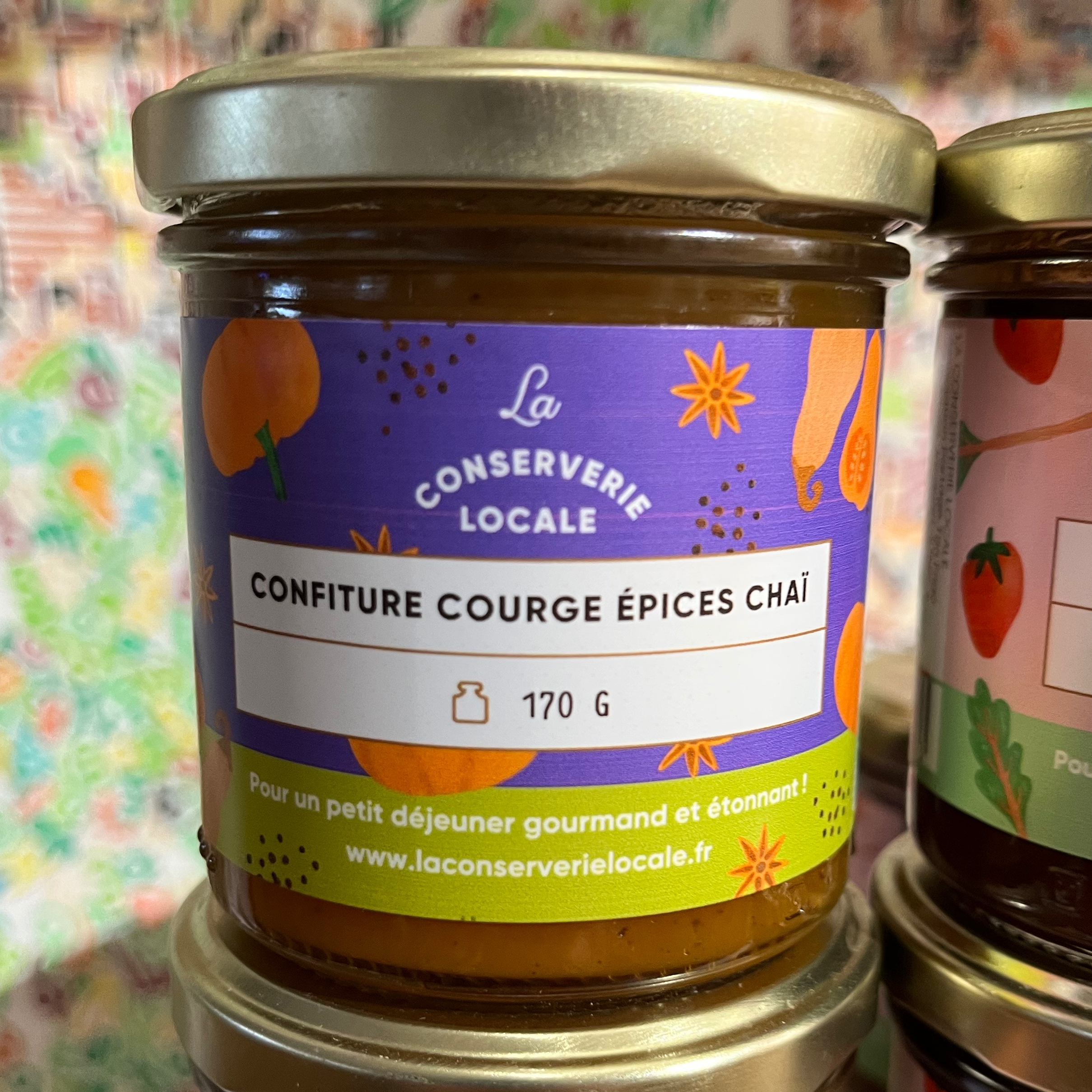 CONFITURE COURGE ÉPICES CHAÏ
