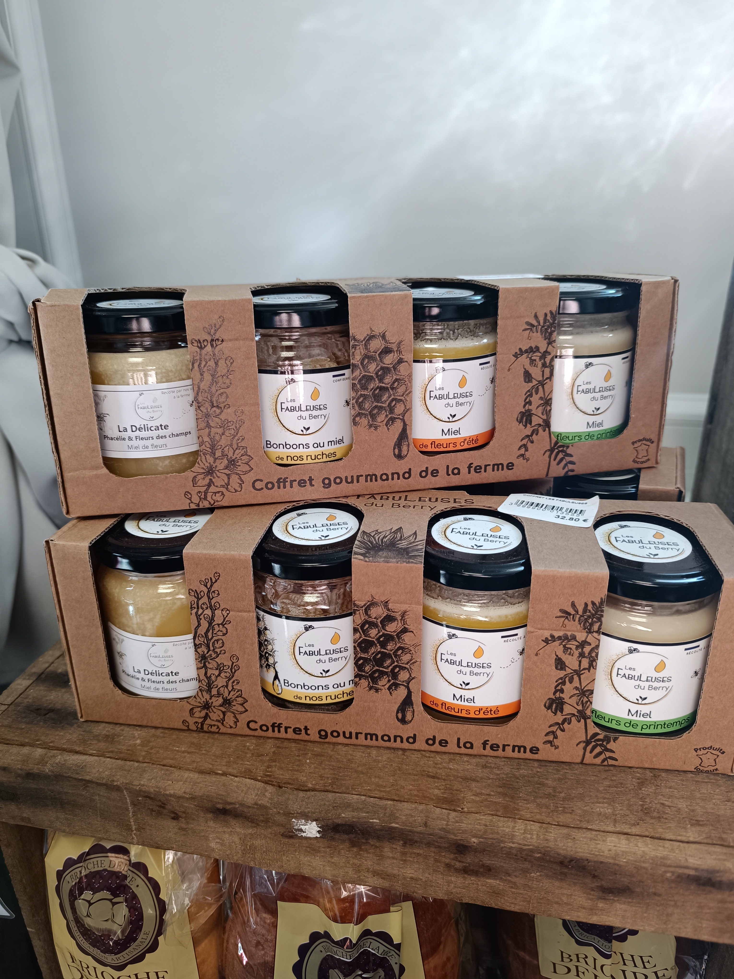 Coffret gourmand miel et bonbons au miel