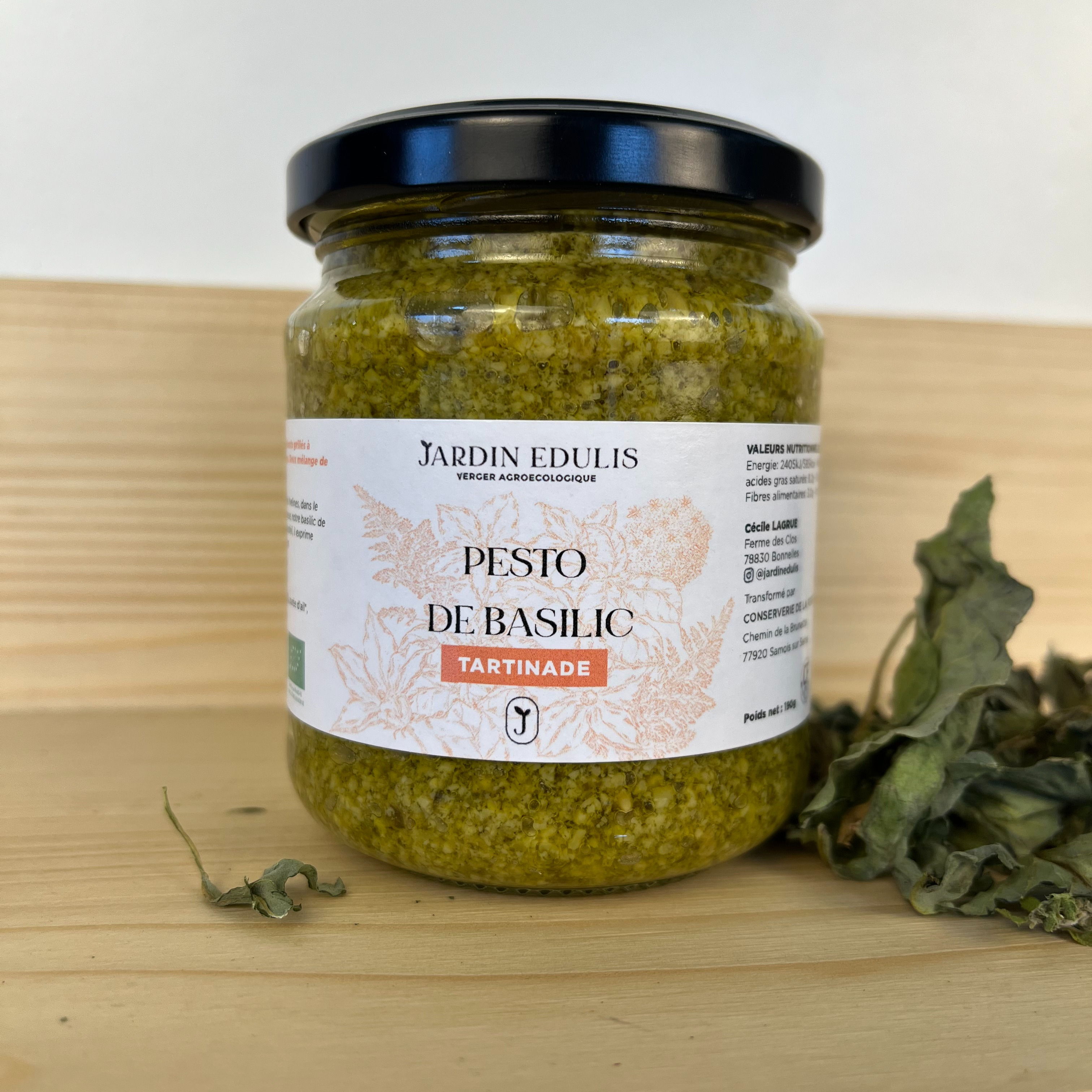 Pesto de Basilic bio - 180g