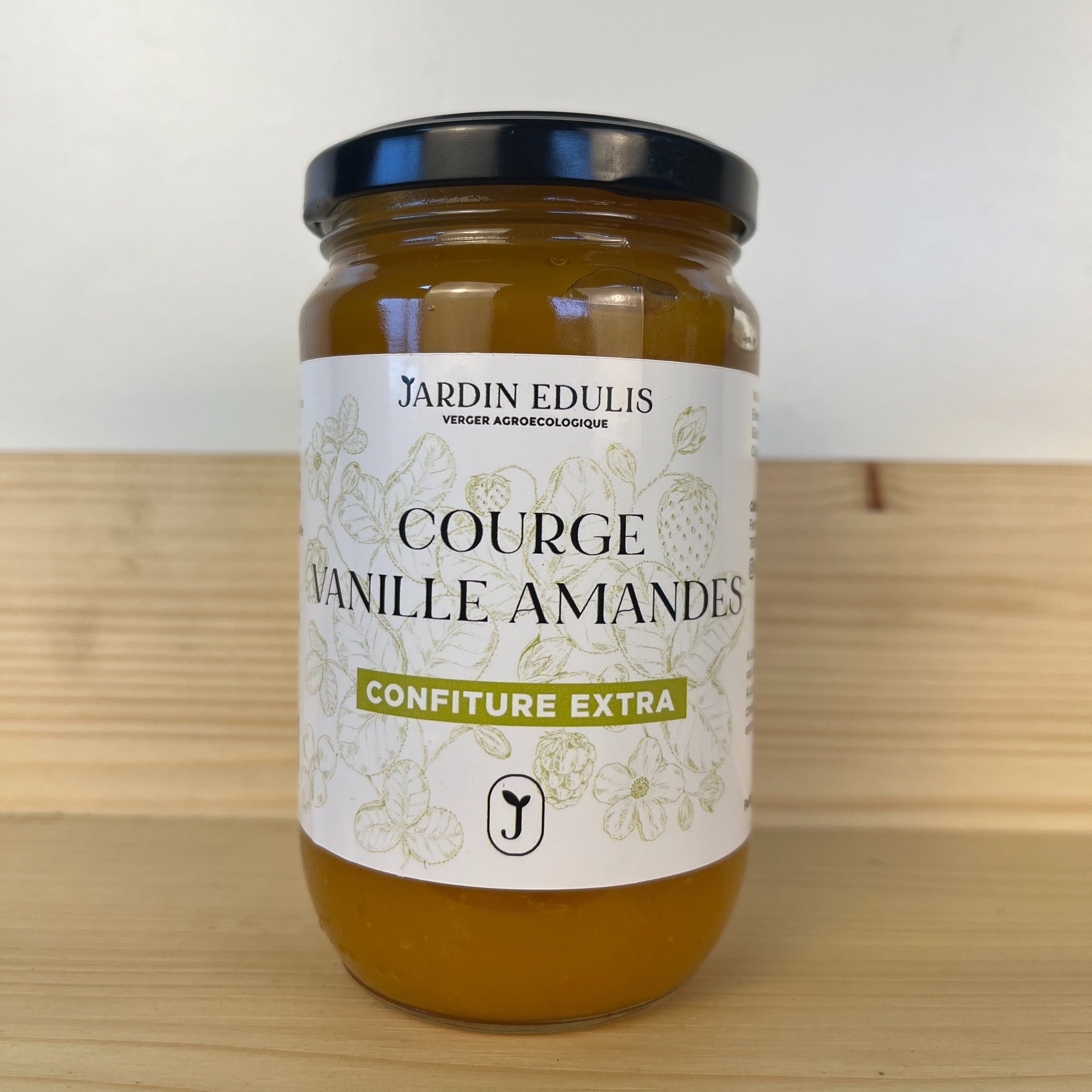 CONFITURE BIO Courge Violina vanille-amandes - 350g