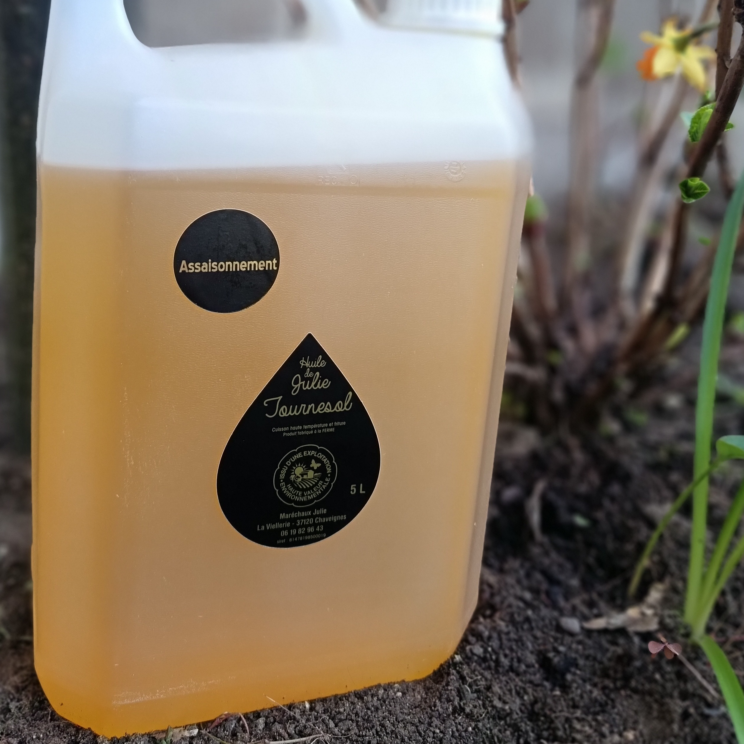 Bidon 5 L d' Huile Tournesol Assaisonnement - 5l