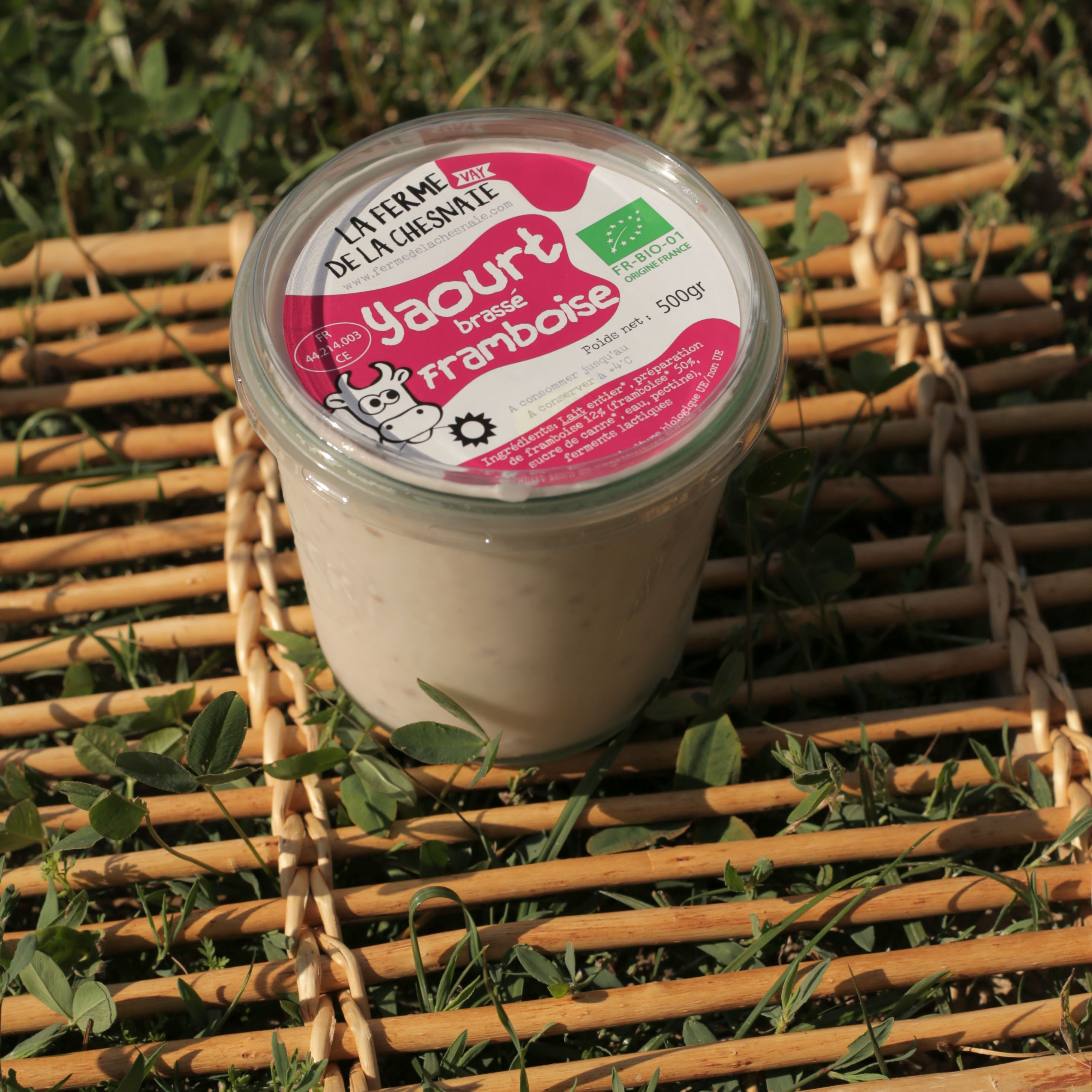 Yaourt Sucré brassé à la Framboise - 500g