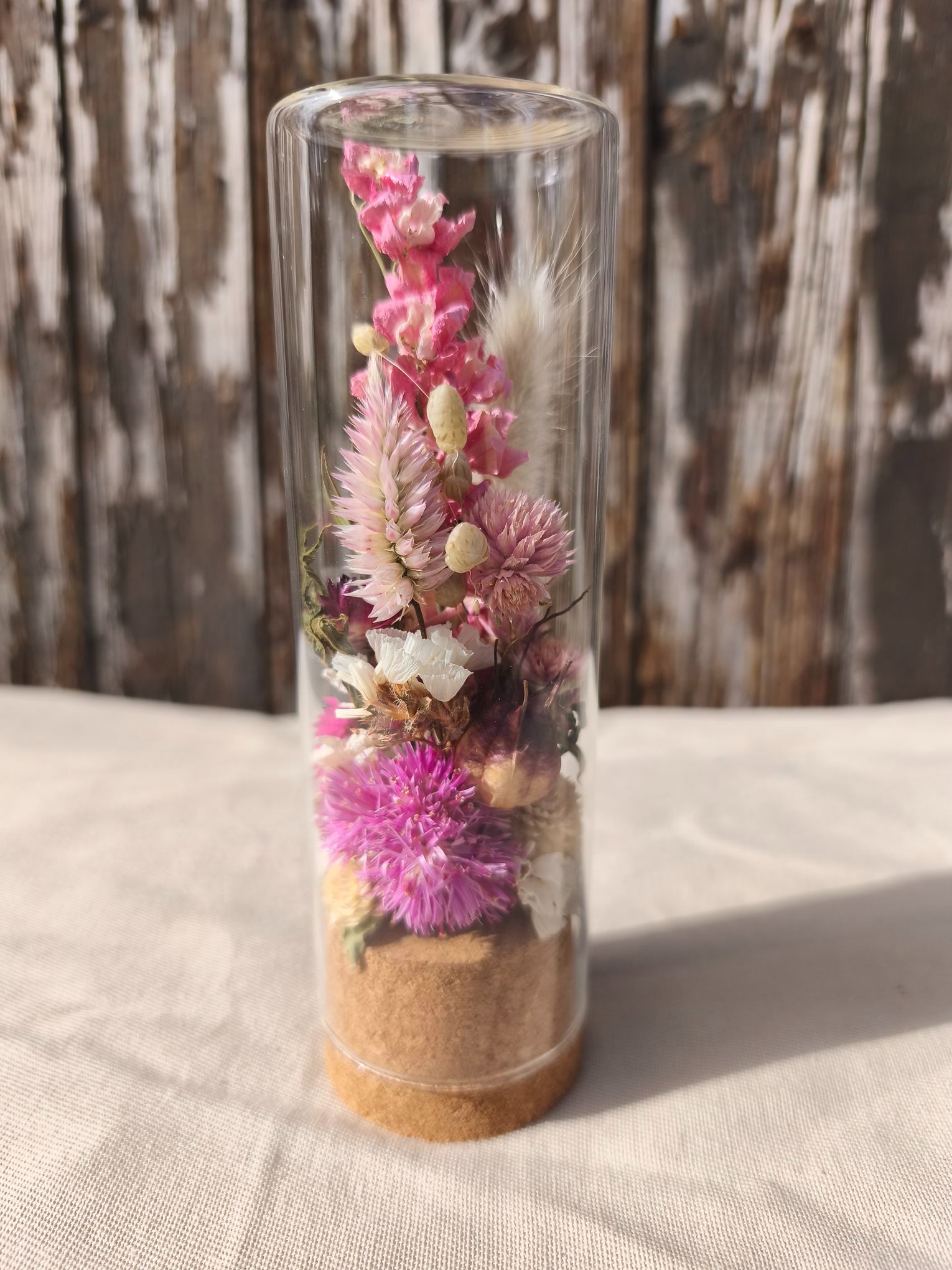 Tube fleuri - Coloris au choix