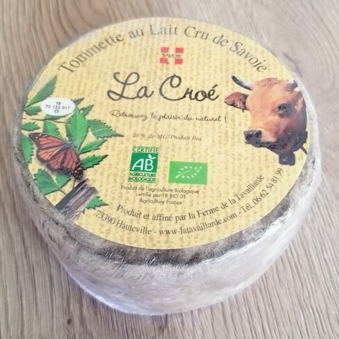 Tommette de vache BIO La Croé - 600g