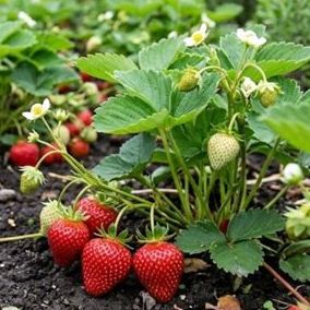 Fraisier Rubis des Jardins (non remontant) - Godet 7x7