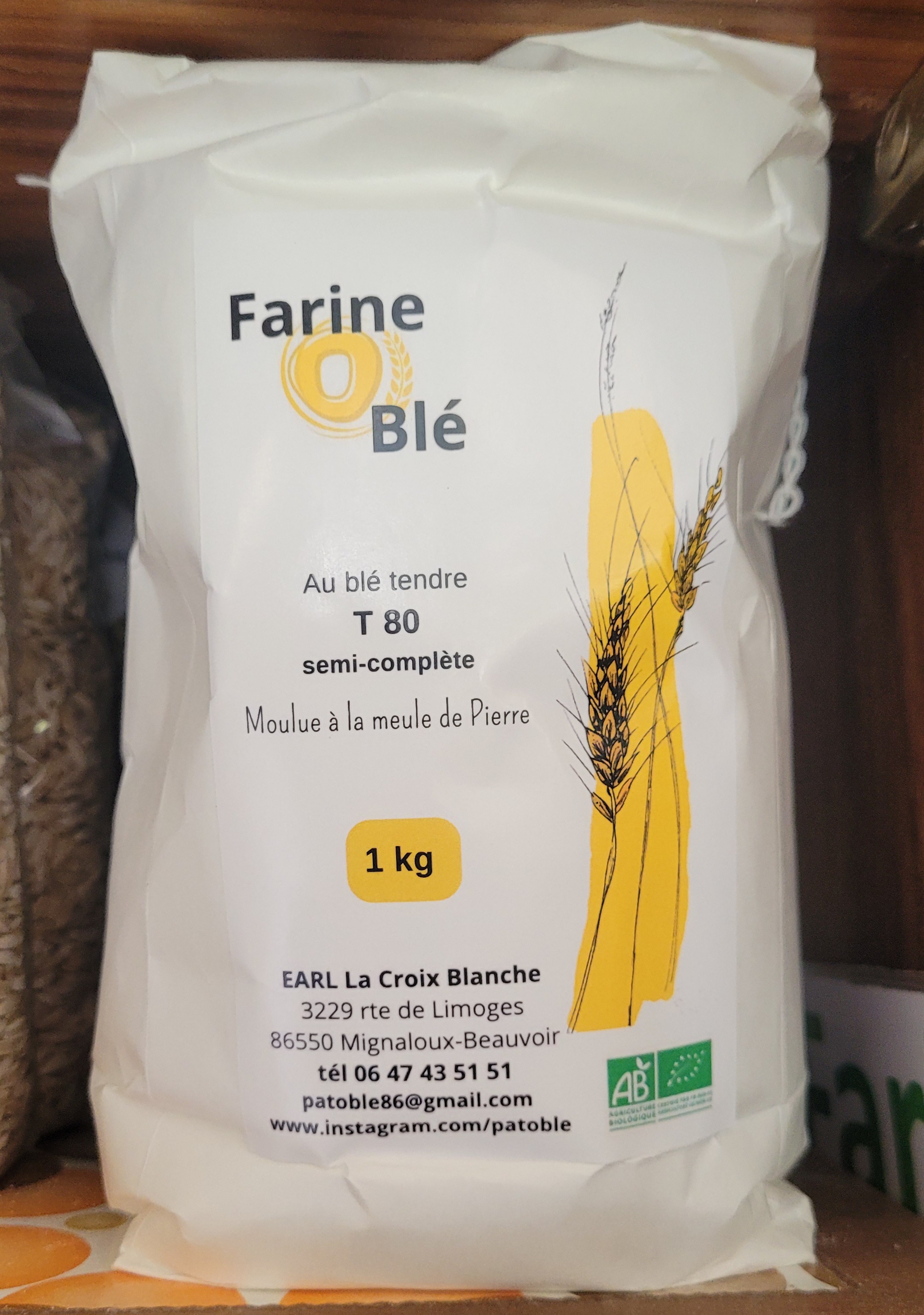Farine T80 1KG
