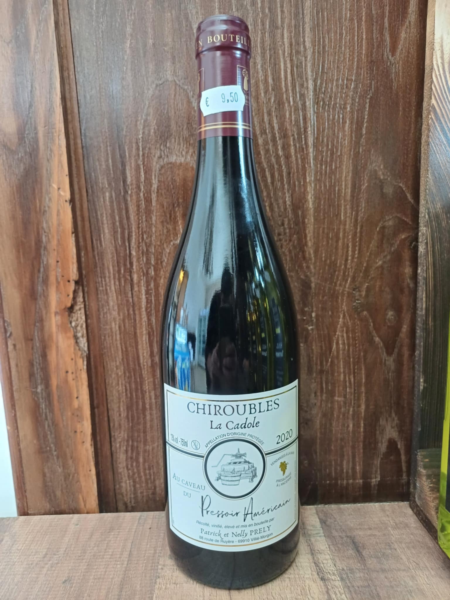 Vin rouge Chiroubles La Cadole