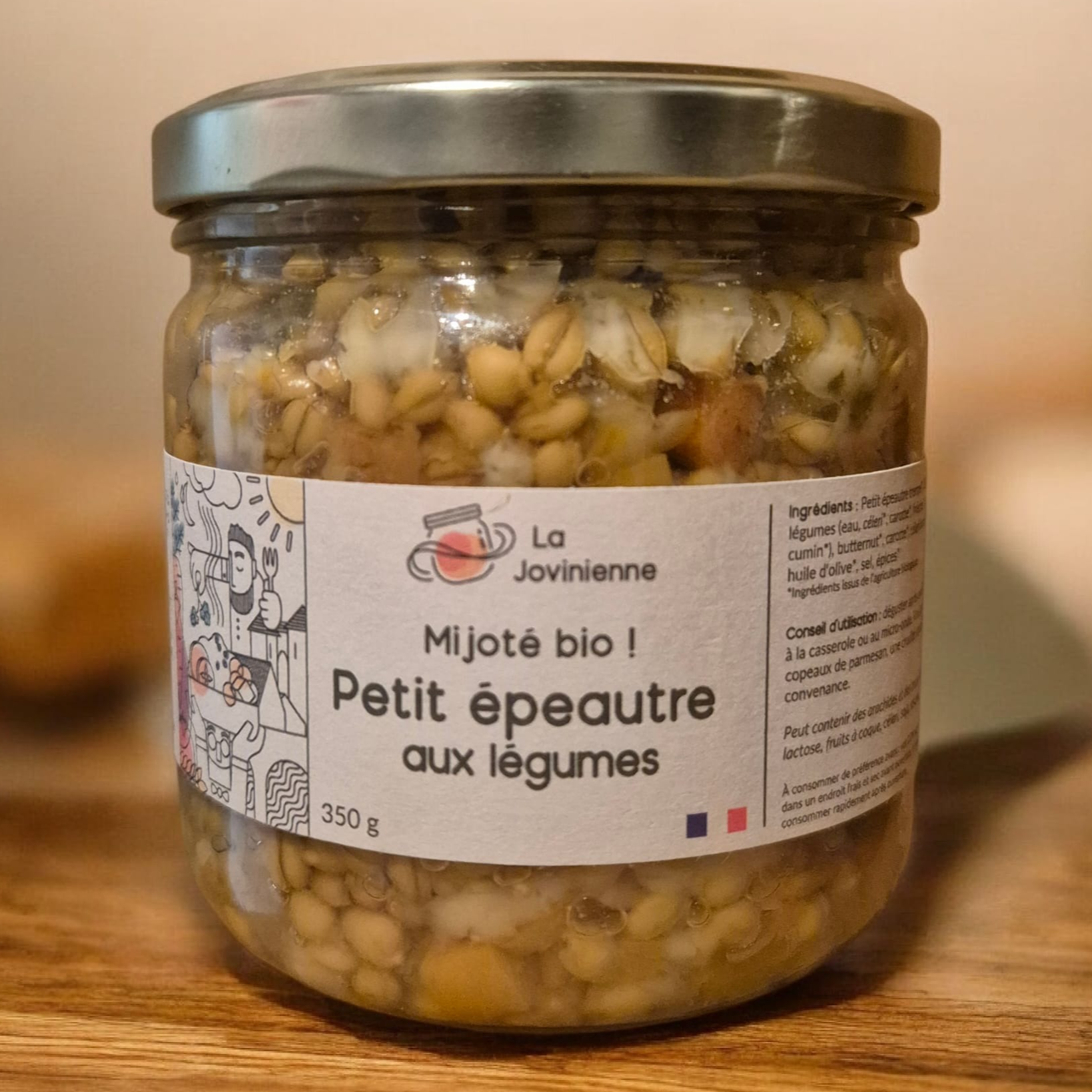 Mijoté de petit épeautre aux légumes - 350g